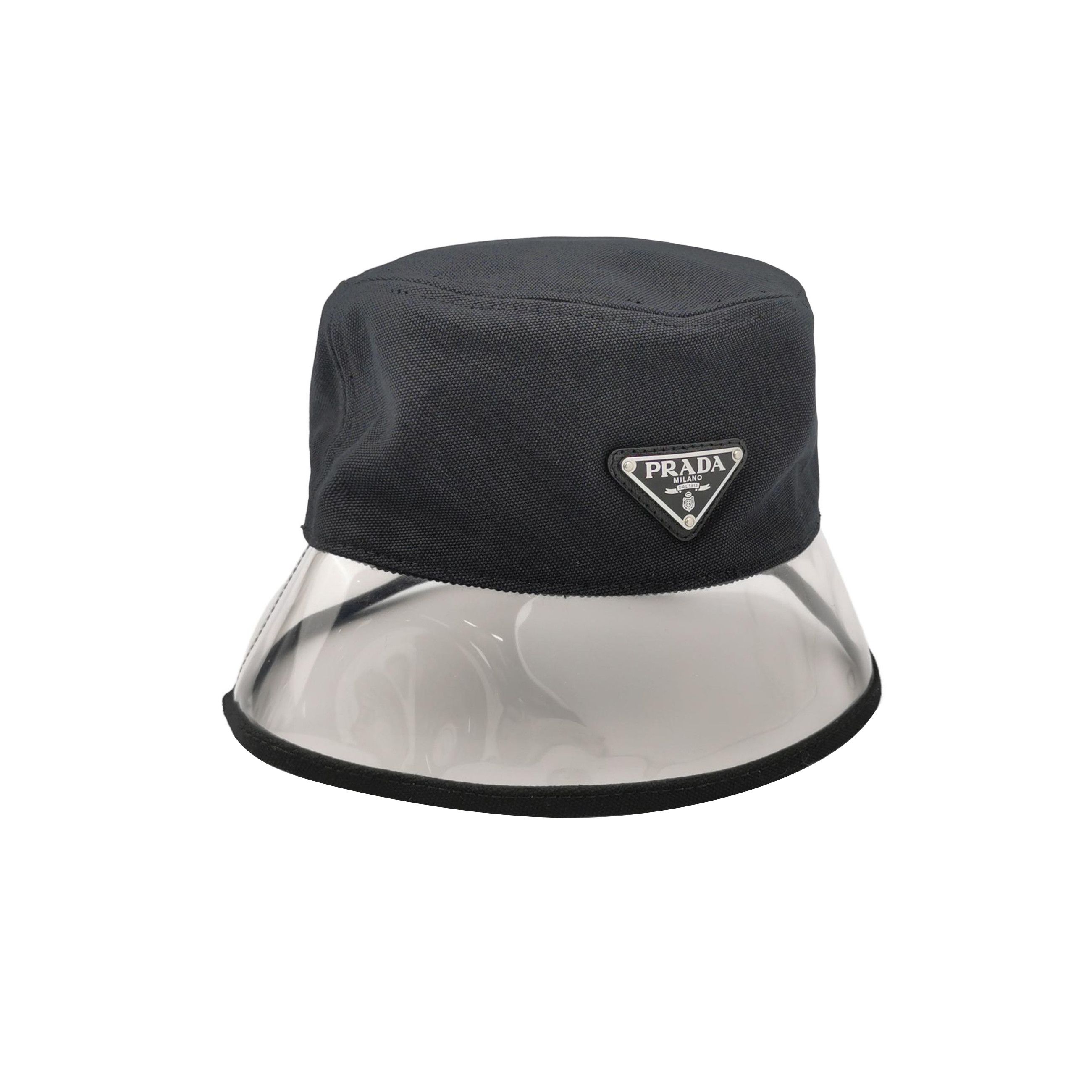 Prada Prada Logo Triangle Bucket Hat Size M Size ONE SIZE - 1 Thumbnail