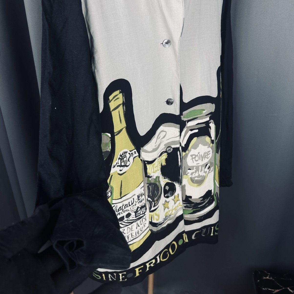 Japanese Brand Vintage Long Sleeve Blouse With Printed Design Size L / US 10 / IT 46 - 4 Thumbnail