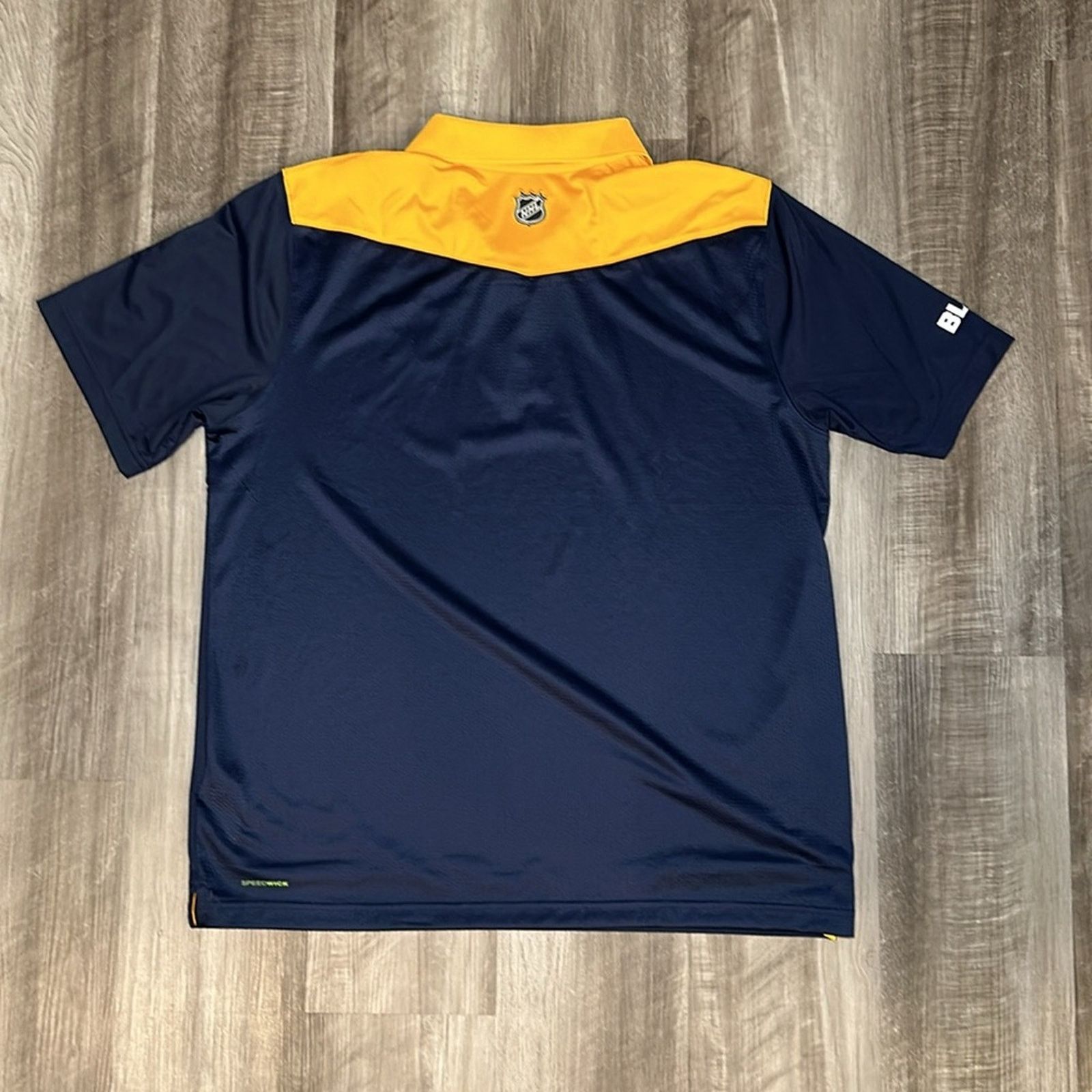 Reebok St. Louis Blues Reebok Center Ice Collection Polo - XL Size US XL / EU 56 / 4 - 3 Thumbnail