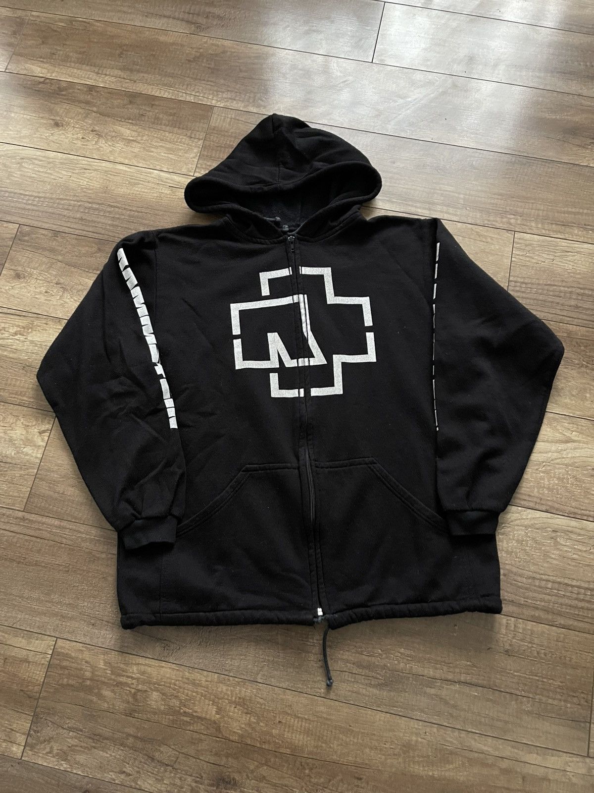 Band Tees Rammstein Zip Hoodie Rock Band Vintage 90s Size US L / EU 52-54 / 3 - 6 Thumbnail