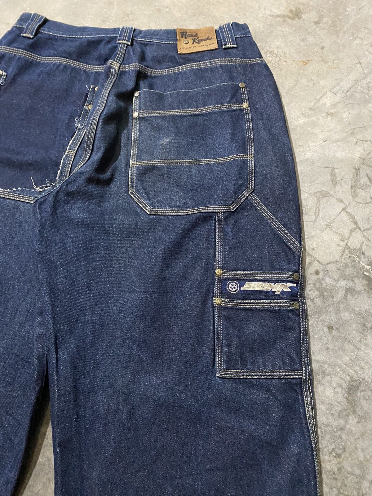 Hysteric Glamour × JNCO × Jean Y2k Baggy Jeans School of Hard Knocks p173 Size US 33 - 5 Thumbnail