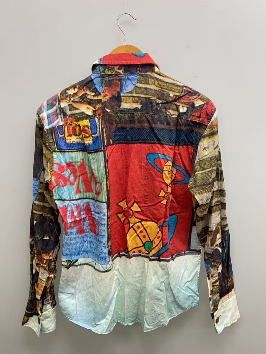 Vivienne Westwood Collage Graphic Print Button Shirt Size US XS / EU 42 / 0 - 2 Thumbnail