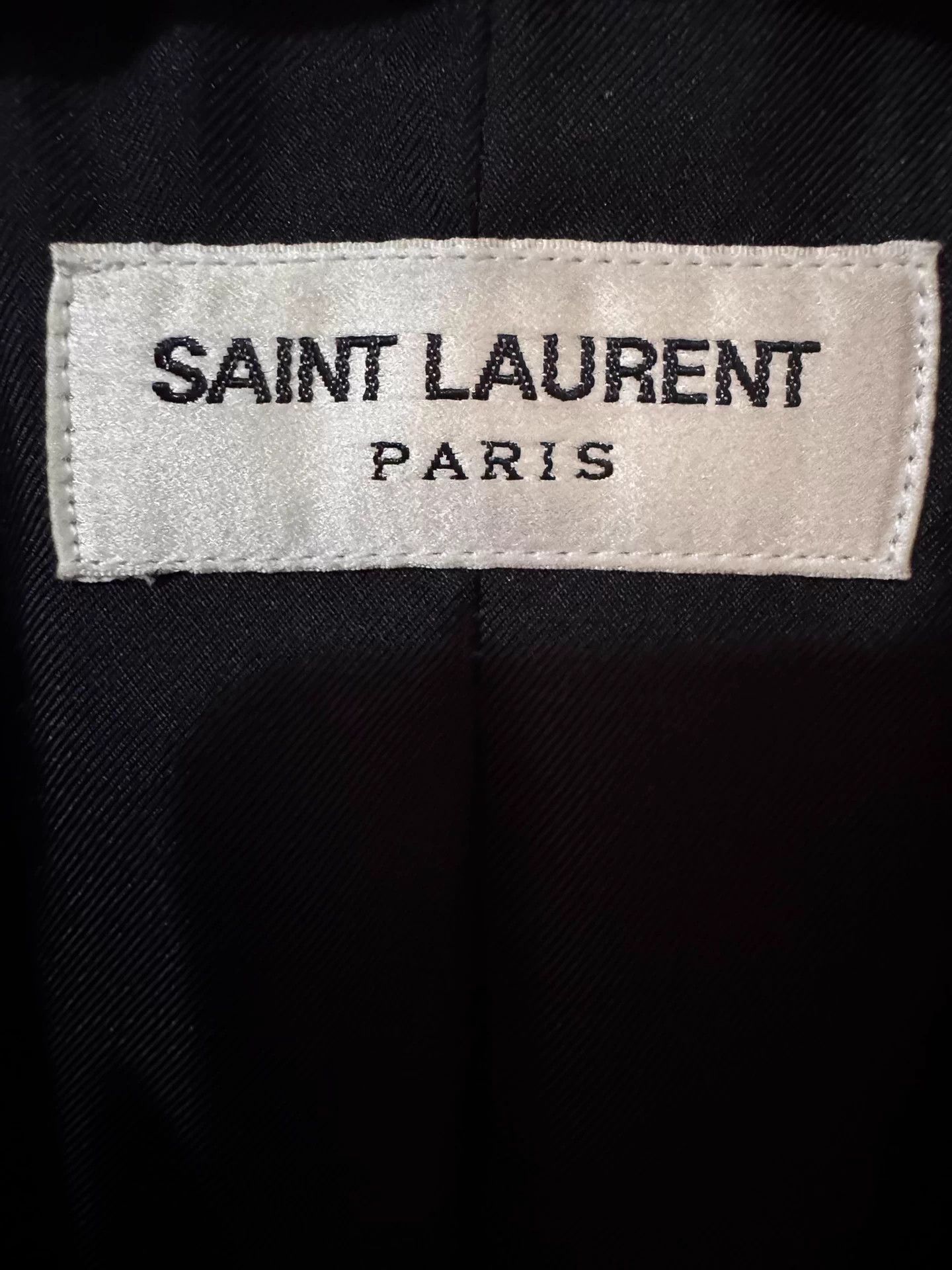 Saint Laurent Paris Authentic Saint Laurent SLP 16SS Black SatinSmoking Suit Size US XS / EU 42 / 0 - 5 Thumbnail