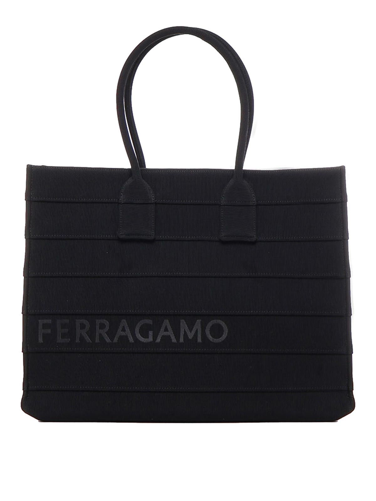 Salvatore Ferragamo o1s1rm0924 Size: OS / Tote Bag in Black Size ONE SIZE - 1 Thumbnail