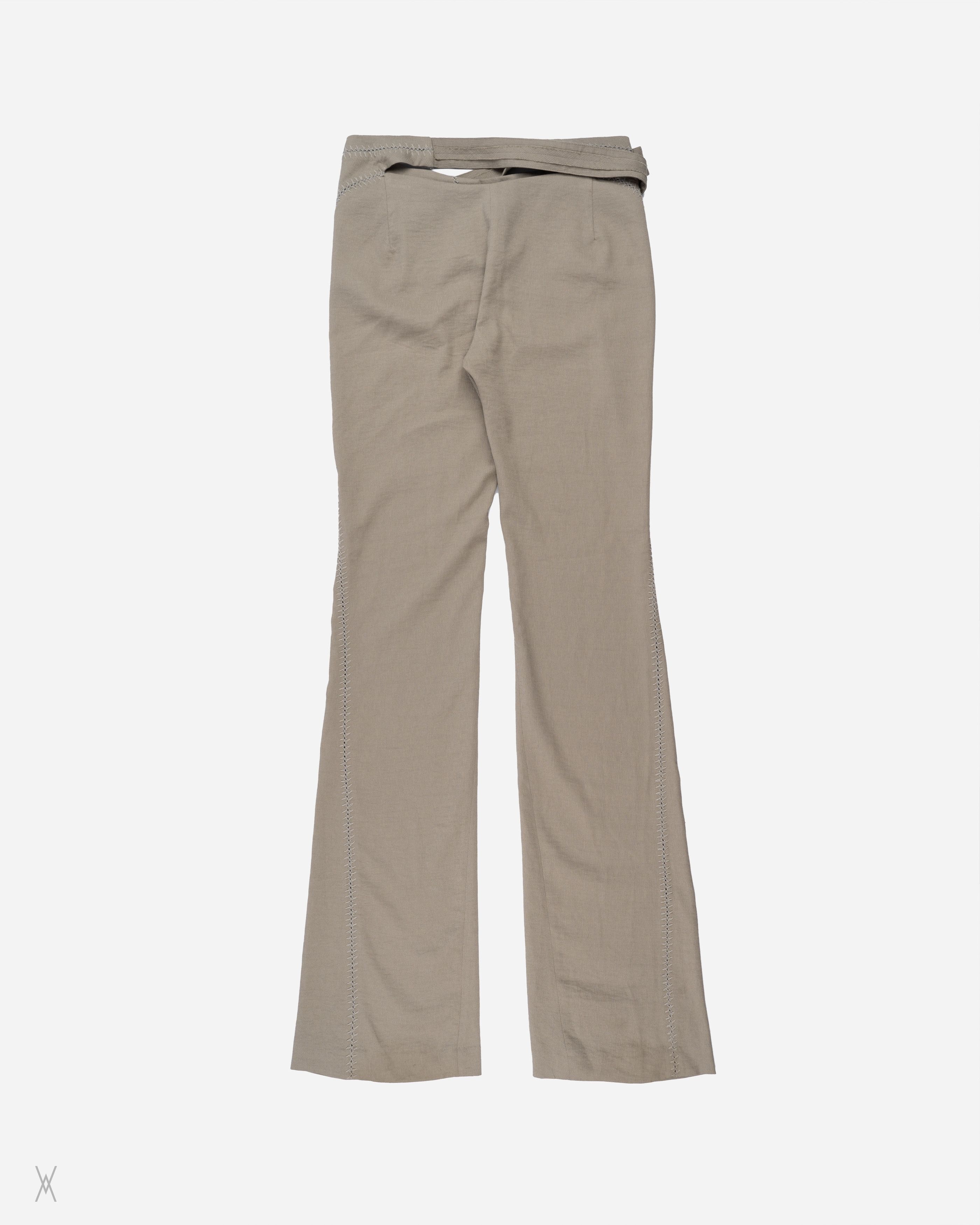 Hyein Seo Hyein Seo Laced Trousers Size 26" / US 2 / IT 38 - 2 Thumbnail