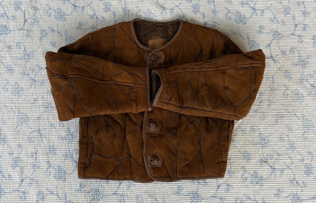 Issey Miyake Hai Sporting Gear Leather Fur Jacket Size US M / EU 48-50 / 2 - 4 Thumbnail