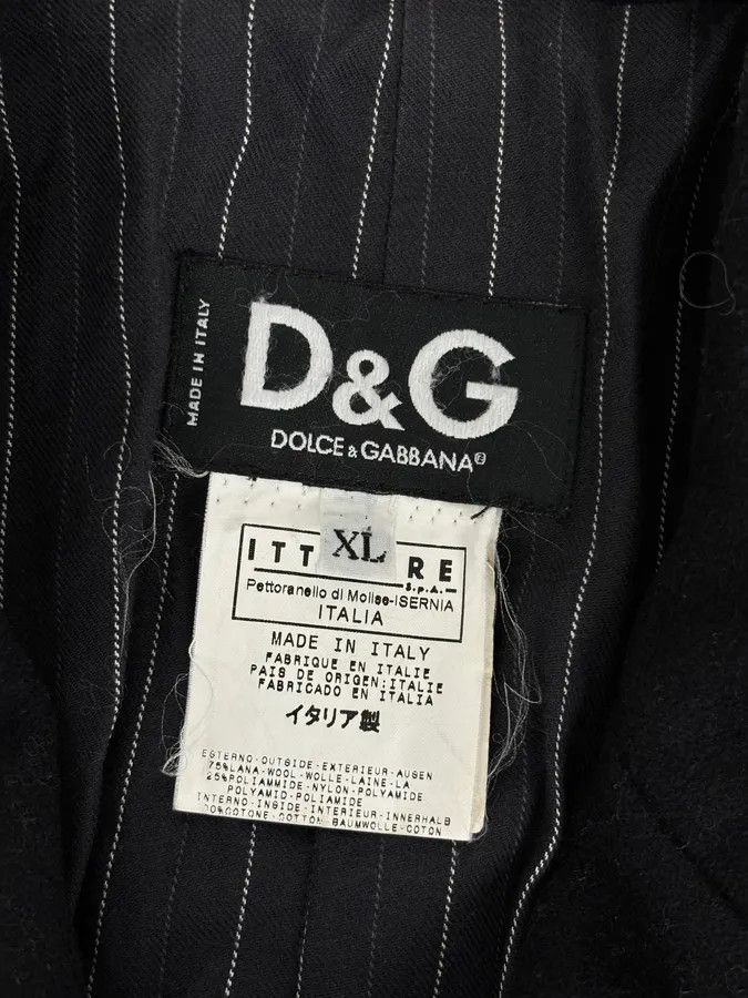 Dolce & Gabbana AW2006 Dolce & Gabbana Black Double-Breasted Buttoned Officer Wool Coat Size US M / EU 48-50 / 2 - 9 Thumbnail