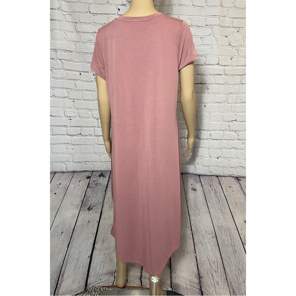 Other The Line Of Style Hi-Low Short Sleeve Pink Top Size L Size L / US 10 / IT 46 - 5 Thumbnail