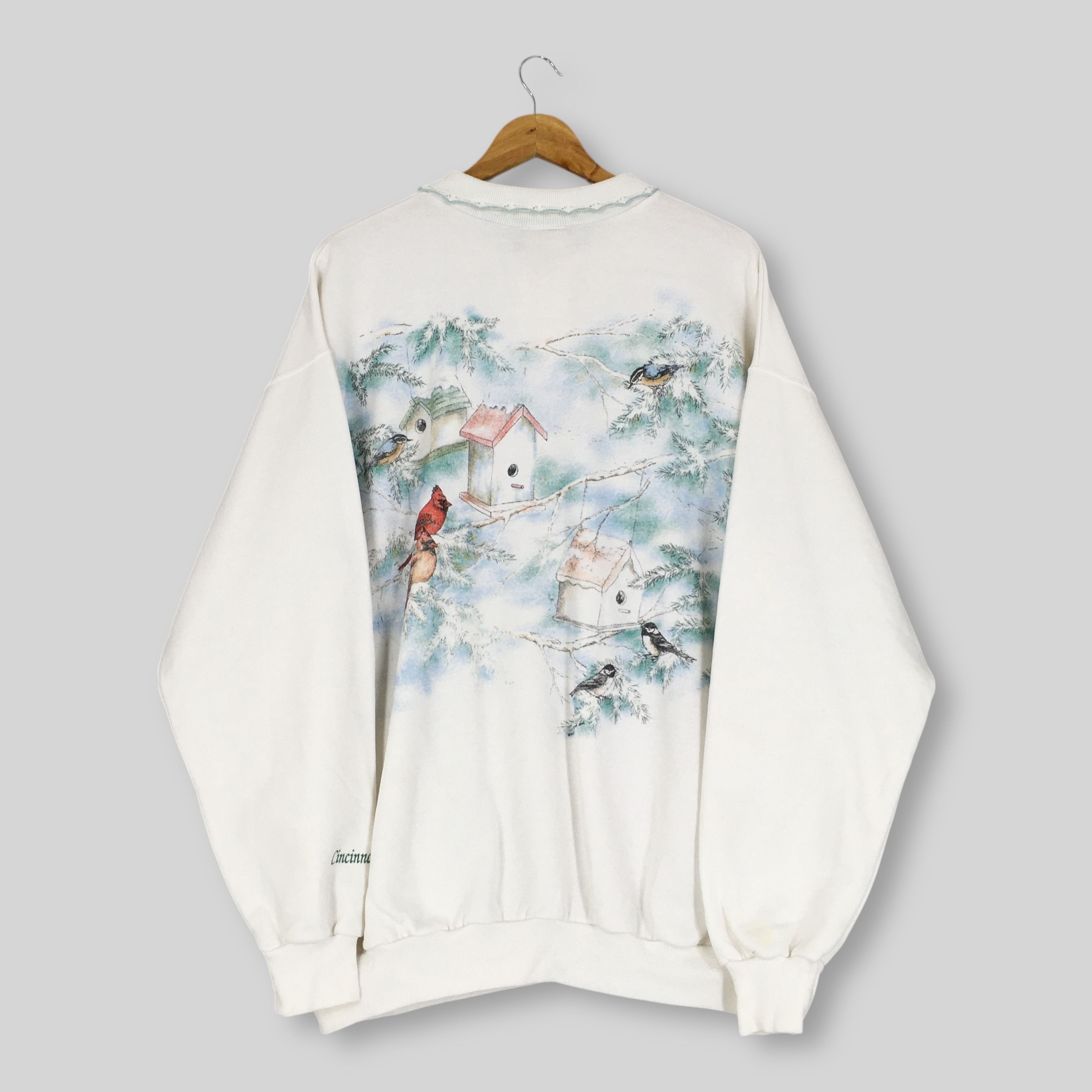 Habitat Vintage Art Unlimited Snowbirds Cardinal Sweatshirt XLarge Size US XL / EU 56 / 4 - 3 Thumbnail