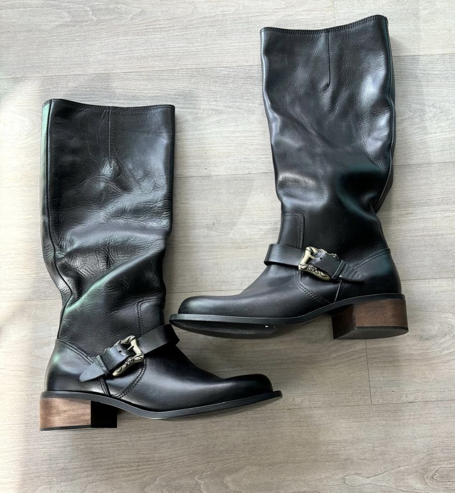 Enfants Riches Deprimes Enfants Riches Déprimés Leather Buckle Boots Size US 12 / EU 45 - 1 Thumbnail