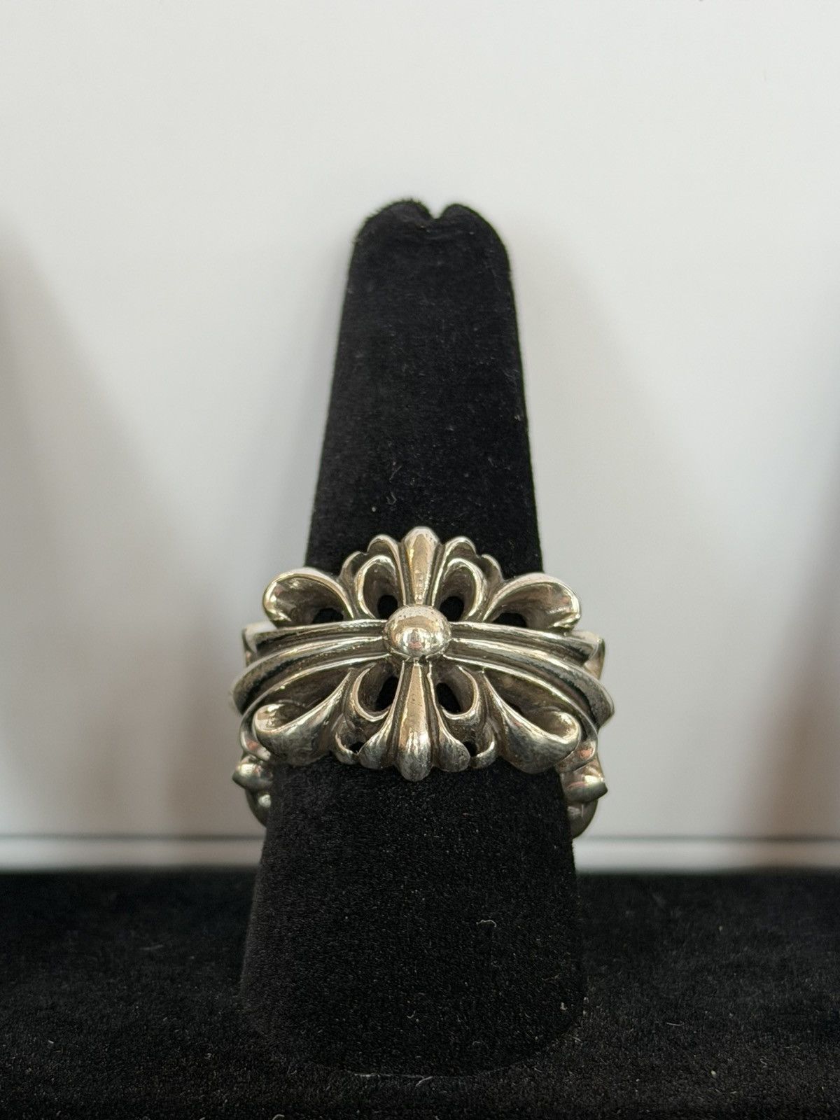 Chrome Hearts Chrome Hearts Double Floral Cross Ring Size ONE SIZE - 1 Thumbnail