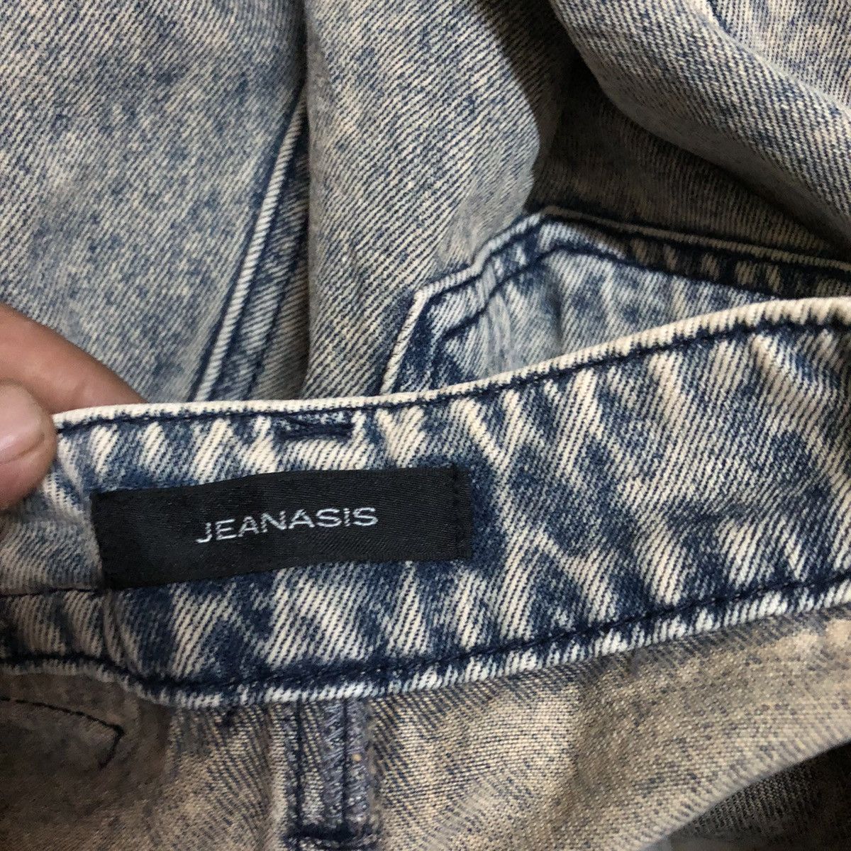 Hysteric Glamour × Japanese Brand × Le Grande Bleu (L.G.B.) Jeanasis high waist Stone Wash Baggy Fit Pants Size 26" / US 2 / IT 38 - 3 Thumbnail