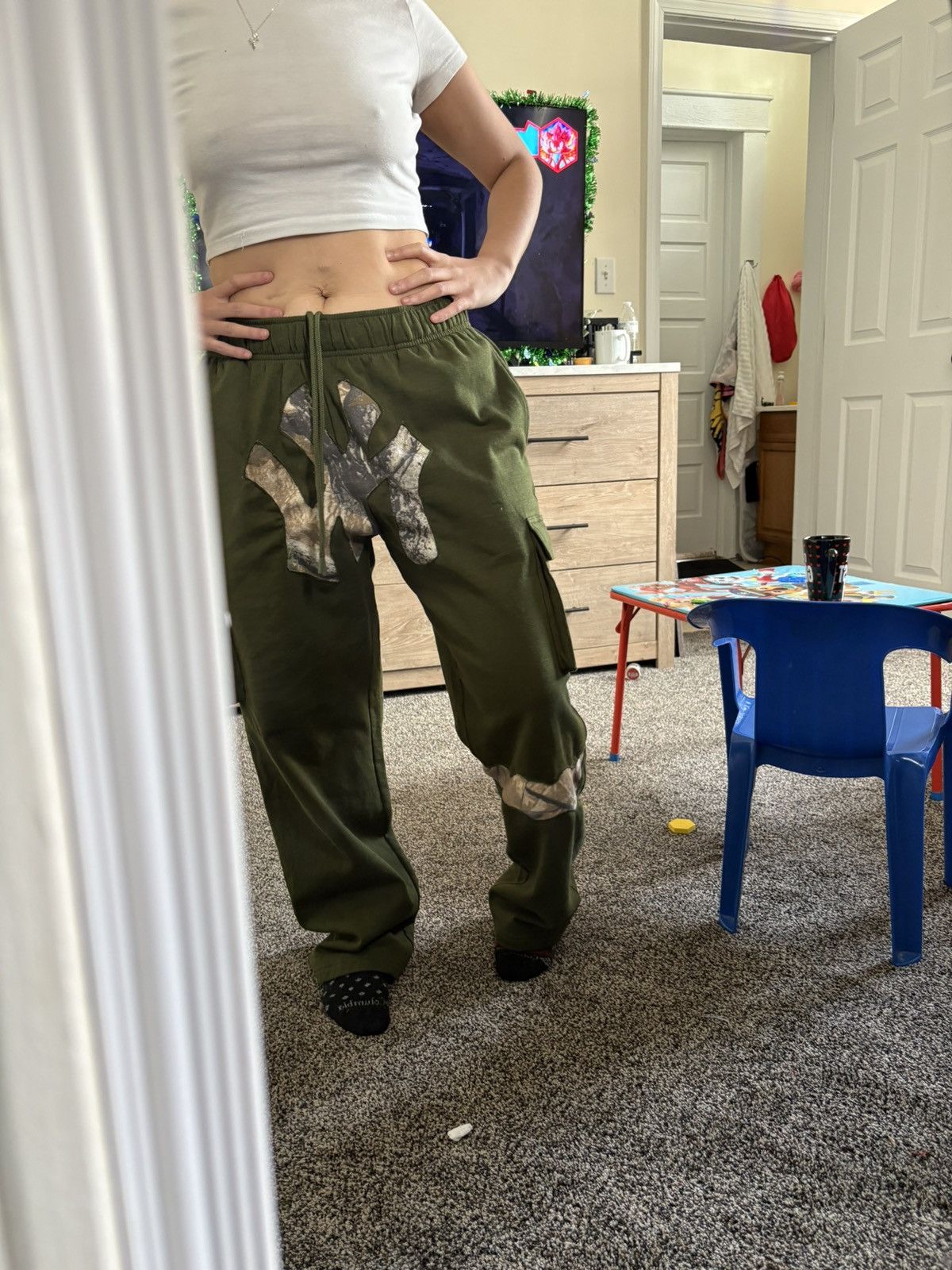Other CUSTOM green NY sweatpants Size US 38 / EU 54 - 5 Thumbnail