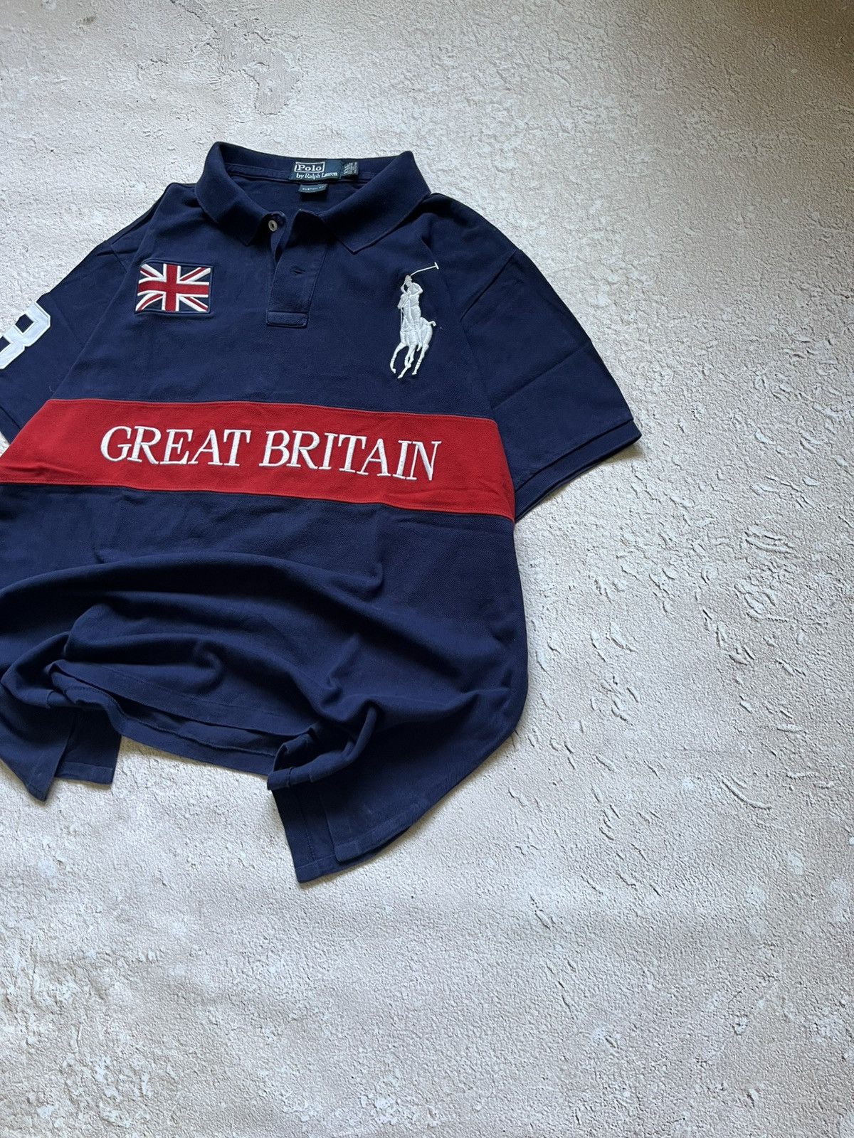 Polo Ralph Lauren Ralph Lauren Polo “Great Britain” Rugby Shirt Y2K Size US XL / EU 56 / 4 - 2 Thumbnail