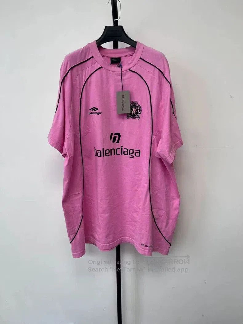 Balenciaga Balenciaga Soccer SS24 Logo Print T. Size US XL / EU 56 / 4 - 1 Thumbnail