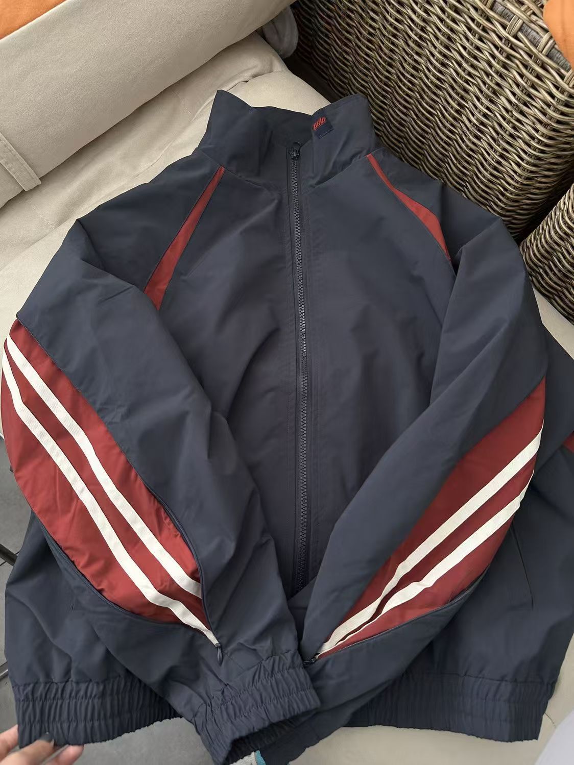 Vintage Navy Red Track Jacket Size US M / EU 48-50 / 2 - 1 Thumbnail