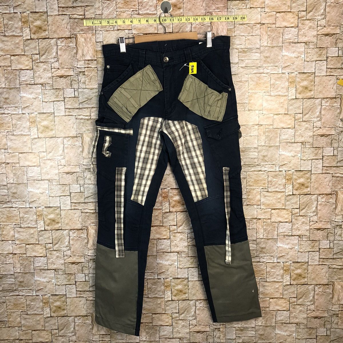Japanese Brand DL Japanese Custom D.Blue Cargo Multipocket Pants #A354 Size US 31 - 1 Thumbnail