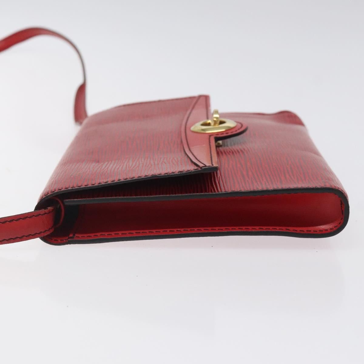 Louis Vuitton LOUIS VUITTON Epi Pochette Arche Shoulder Bag Red M52577 Size ONE SIZE - 4 Thumbnail