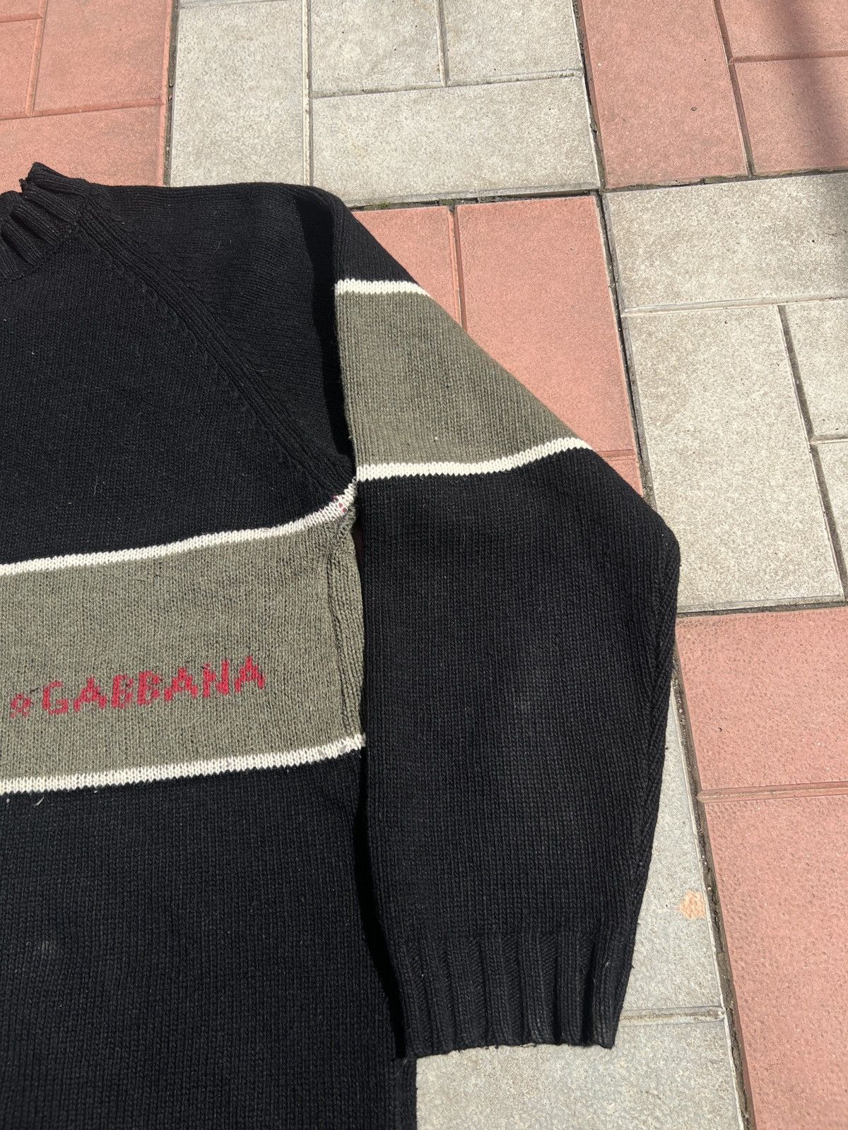 Dolce & Gabbana Vintage Garment Dolce&Gabbana Sweater Big Logo Size M Size US M / EU 48-50 / 2 - 3 Thumbnail