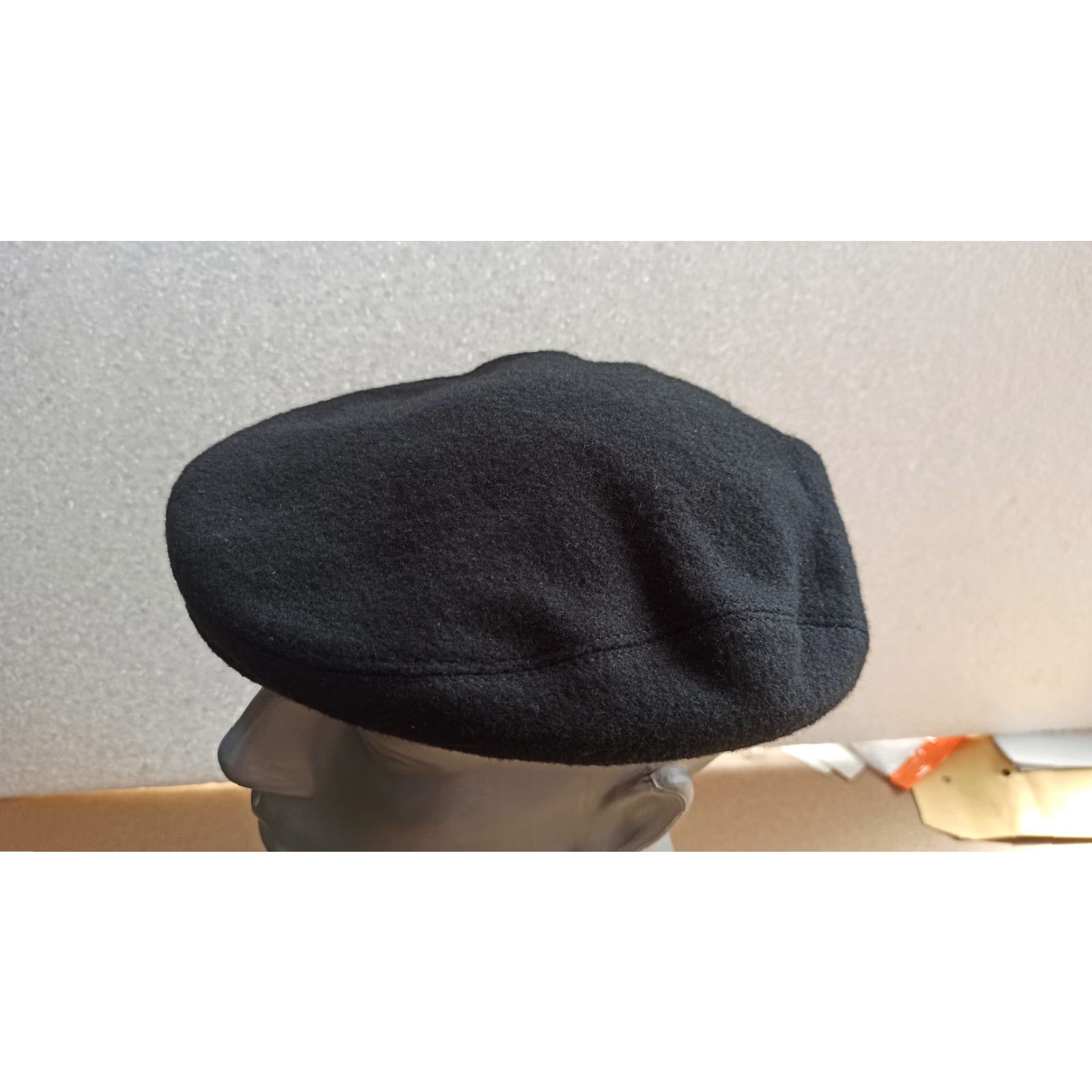 Topman VINTAGE Topman Mens Flat Cap Wool Newsboy 59 Black Brown Cap Mens Flat Hat Style Retro 59 Wool Newsboy Black Mens Vintage Topman Exclusive Size ONE SIZE - 8 Thumbnail