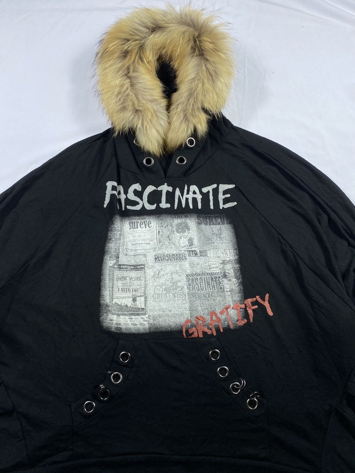 If Six Was Nine Crazy fur Sureve Punk Gothic Oversize Hoodie lgb style Size US M / EU 48-50 / 2 - 4 Thumbnail