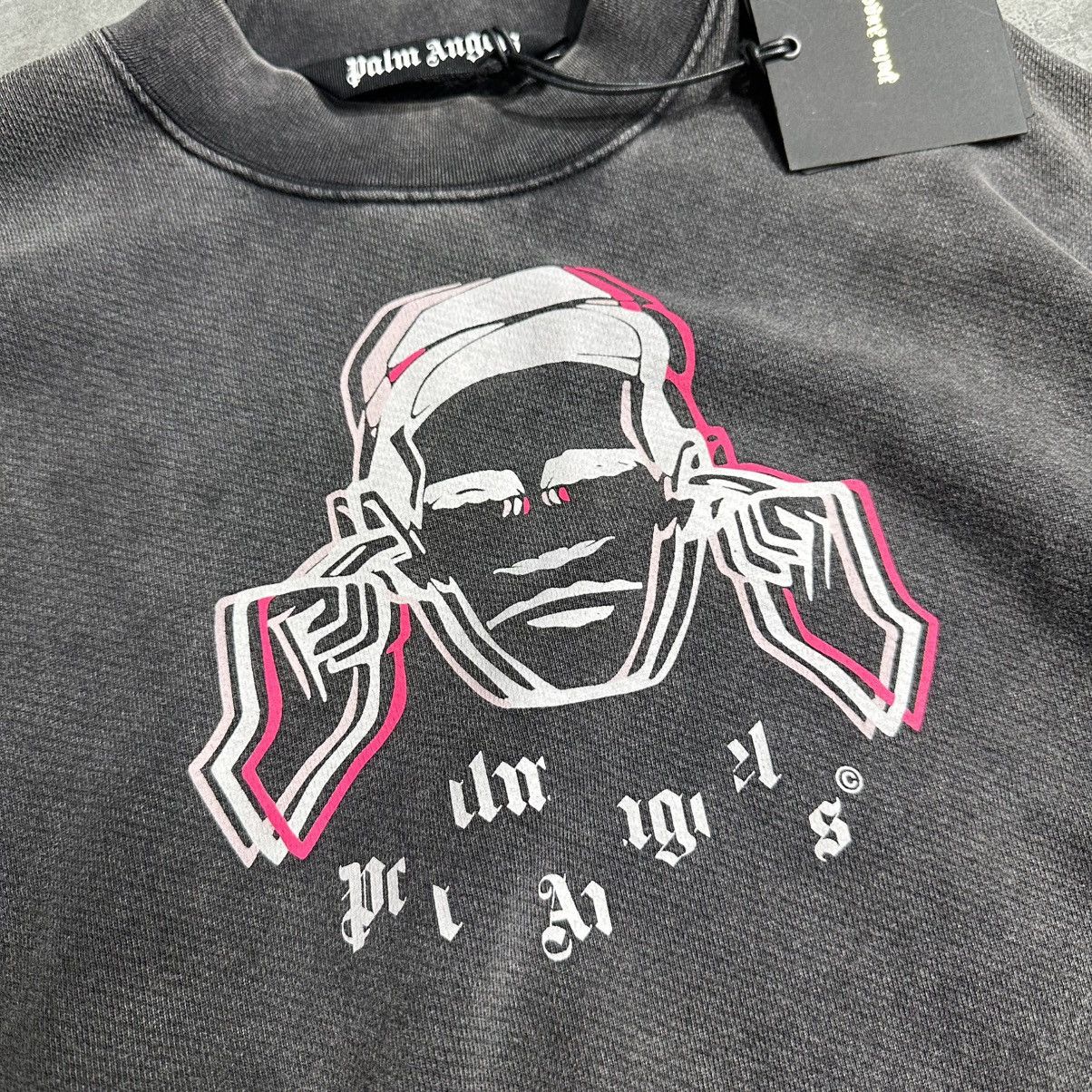 Palm Angels Palm Angels x Factory Records Faded Music Graphic Sweatshirt Size US M / EU 48-50 / 2 - 2 Thumbnail