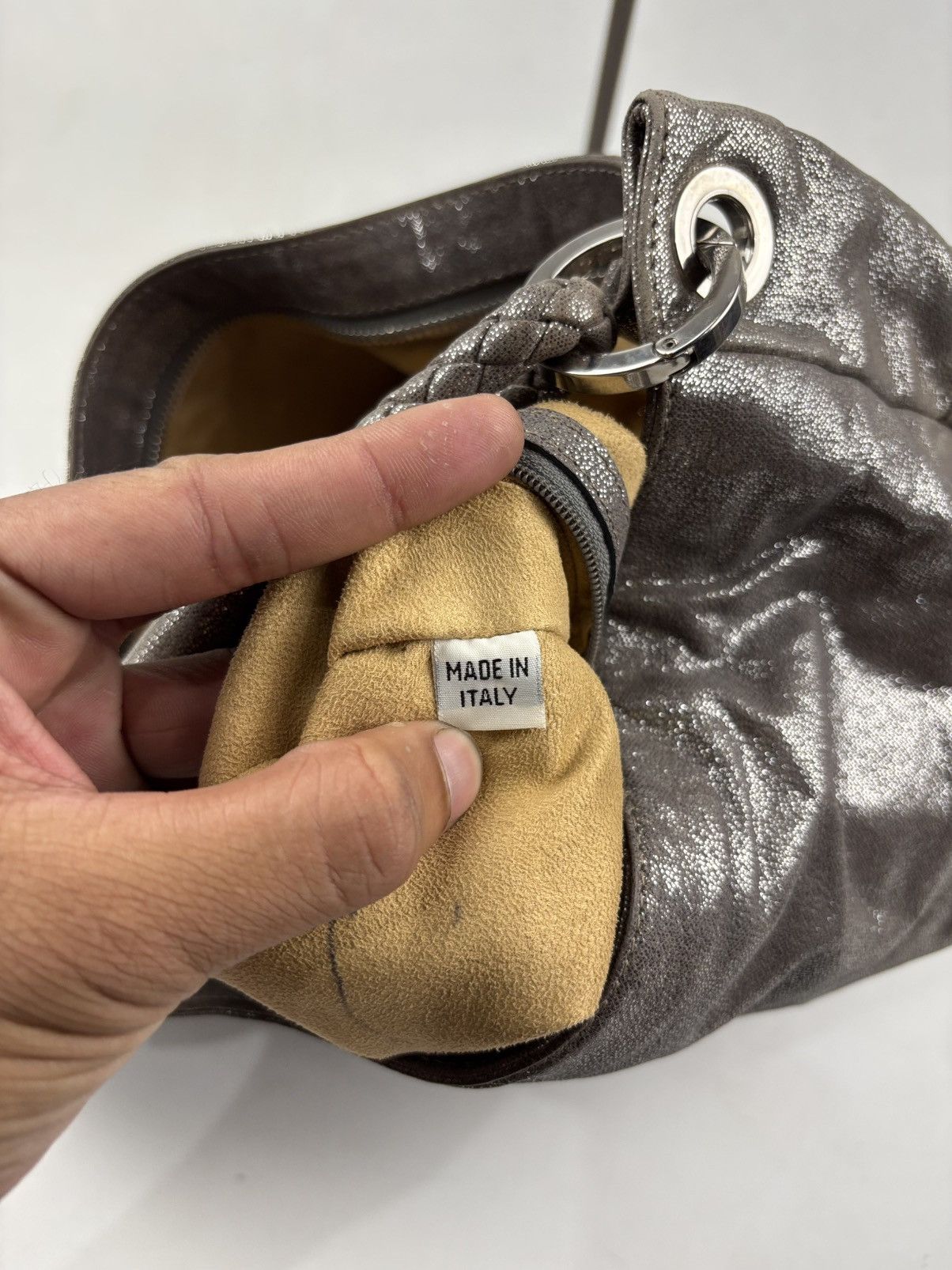 Jimmy Choo Jimmy Choo Solar Metallic Saba Hobo Size ONE SIZE - 10 Thumbnail