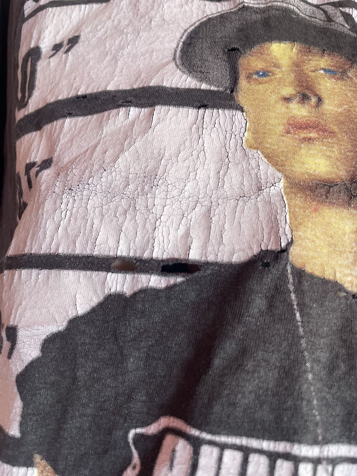 Eminem × Rap Tees × Vintage Trashed Vintage 00s Eminem Slim Shady Rap T Shirt Tee Size US M / EU 48-50 / 2 - 10 Thumbnail