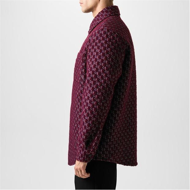 Gucci GUCCI Boucle Jacquard Shirt With Gg Shadow Size US XL / EU 56 / 4 - 3 Thumbnail