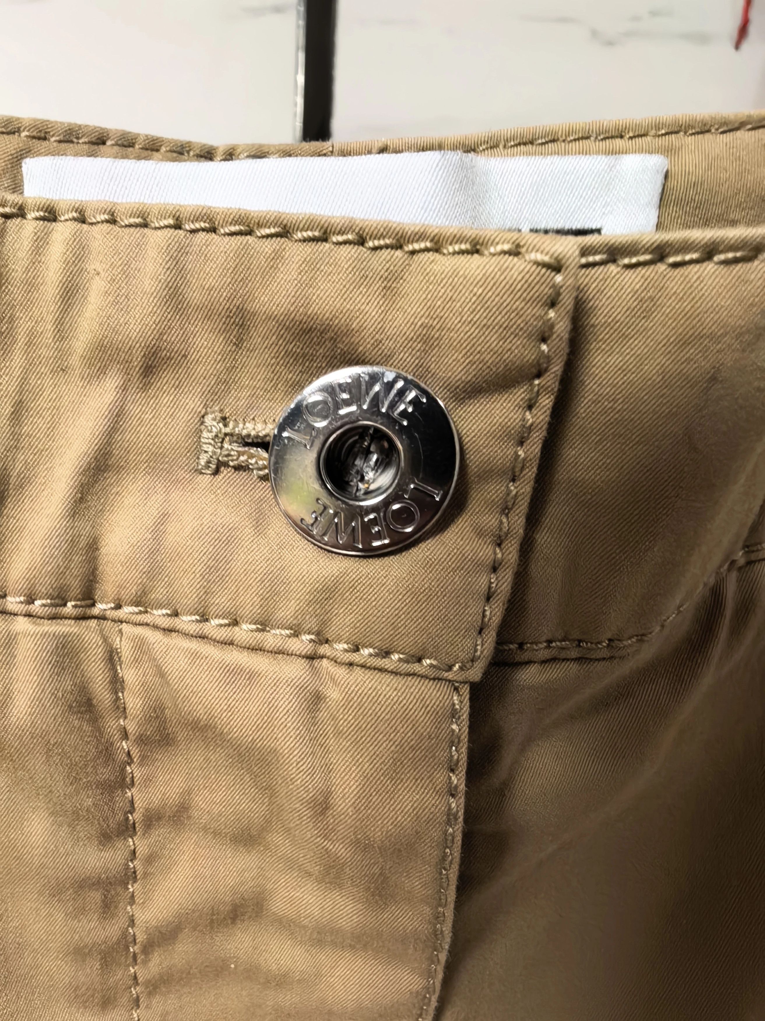 Loewe LOEWE SS23 38 cotton-silk leather tag shorts Size 26" / US 2 / IT 38 - 6 Thumbnail