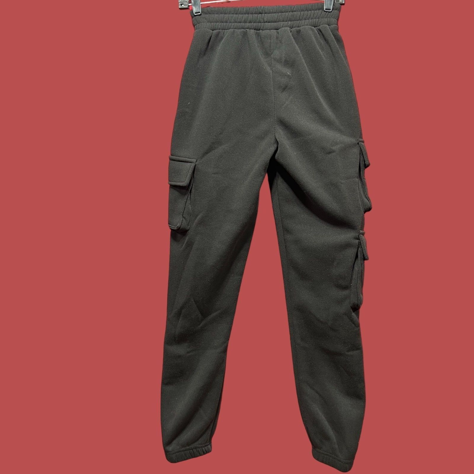 rue21 Rue 21 - Women's Cargo Sweatpants - Black - XXS Size 24" / US 00 / IT 34 - 2 Thumbnail