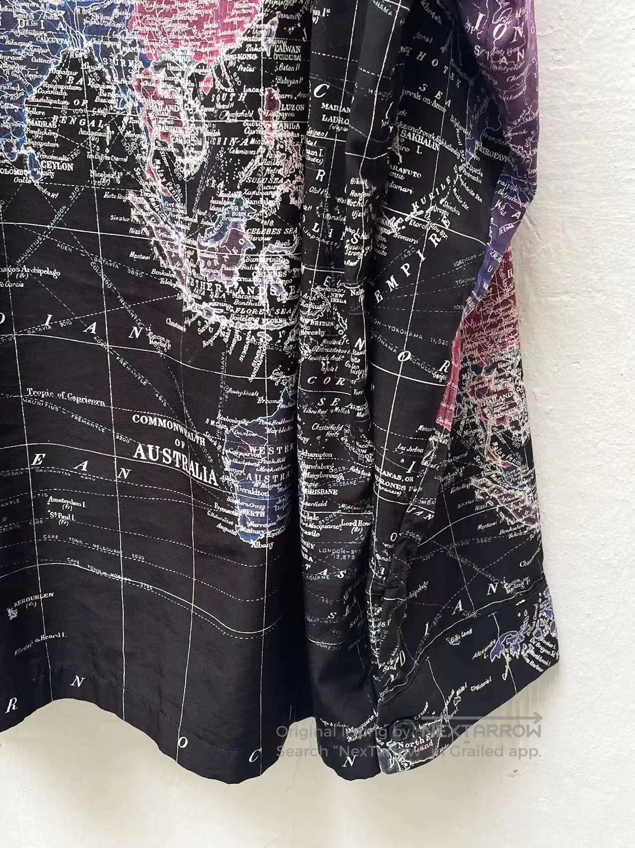 Lad Musician World Map Oversized Shirt. Size US M / EU 48-50 / 2 - 7 Thumbnail