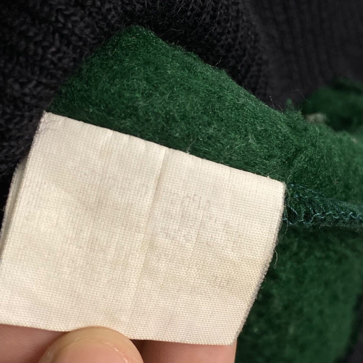 Vintage Vintage Letretpot Print Turtleneck Sweatshirt Green Pullover Size US L / EU 52-54 / 3 - 6 Thumbnail