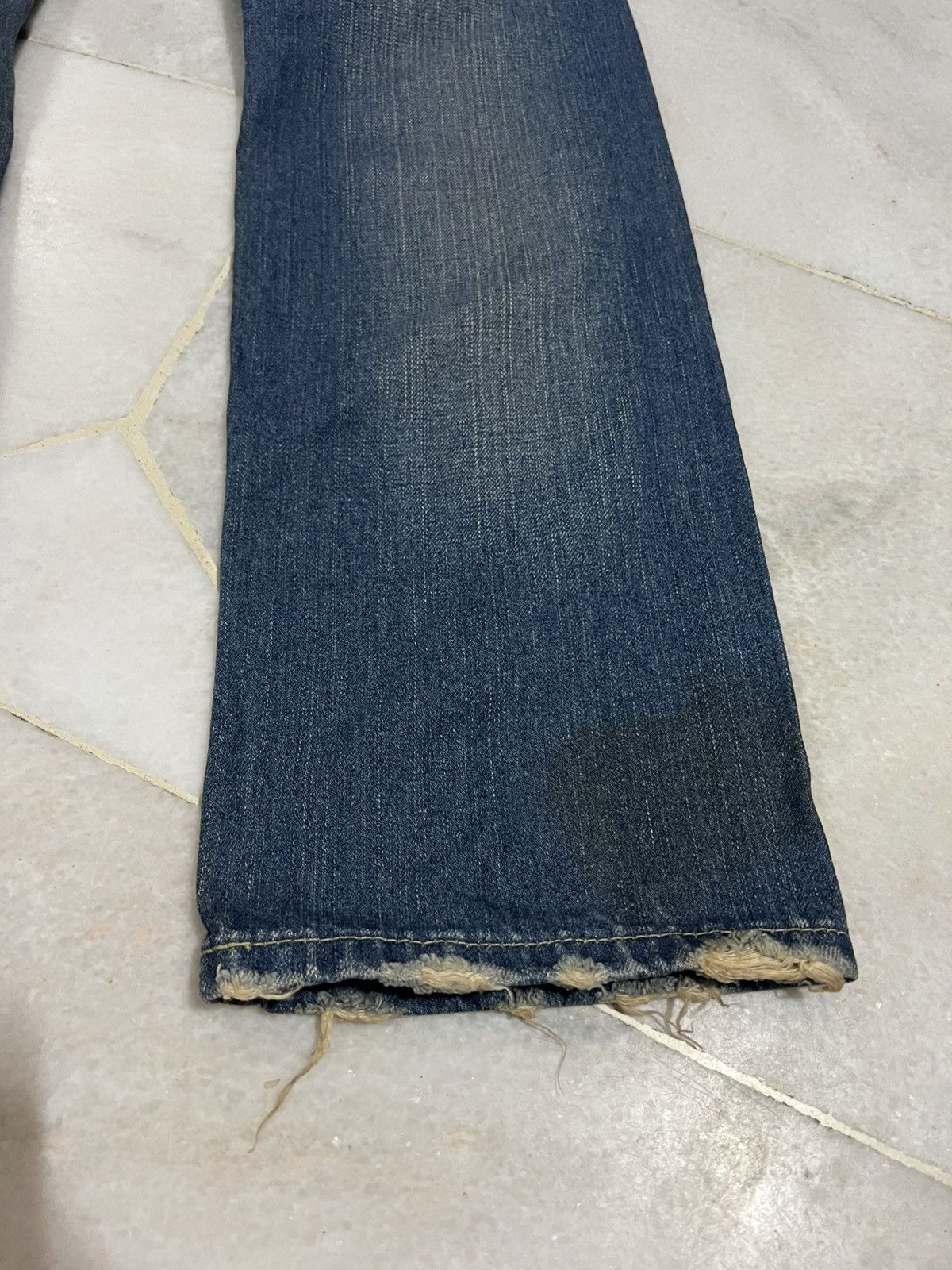 If Six Was Nine × Levi's × Levi's Vintage Clothing 🌈Vintage Levis 505 Distressed Faded Jeans Size US 32 / EU 48 - 16 Thumbnail