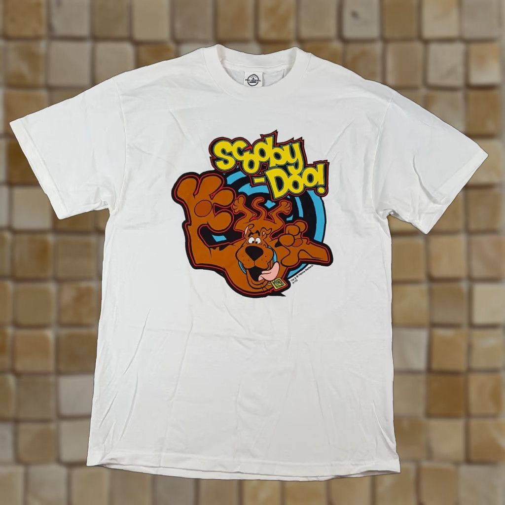 Delta VINTAGE Delta Scooby-Doo T-Shirt Men Medium Short Sleeve White Retro Cartoon 90s 2000s Size US M / EU 48-50 / 2 - 1 Thumbnail