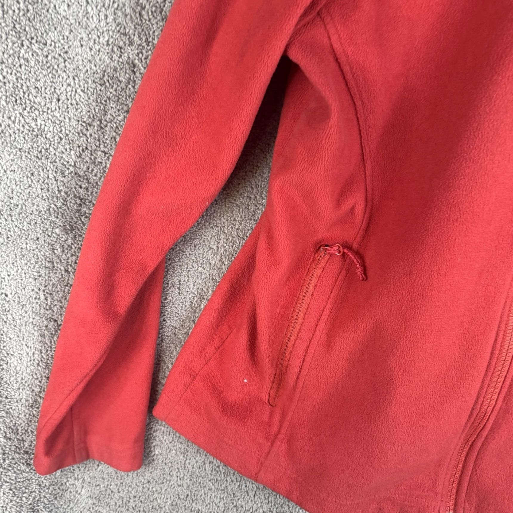 Vintage Columbia Fleece Jacket Womens Large Red Full Zip Pockets Outdoor Wear Size L / US 10 / IT 46 - 2 Thumbnail