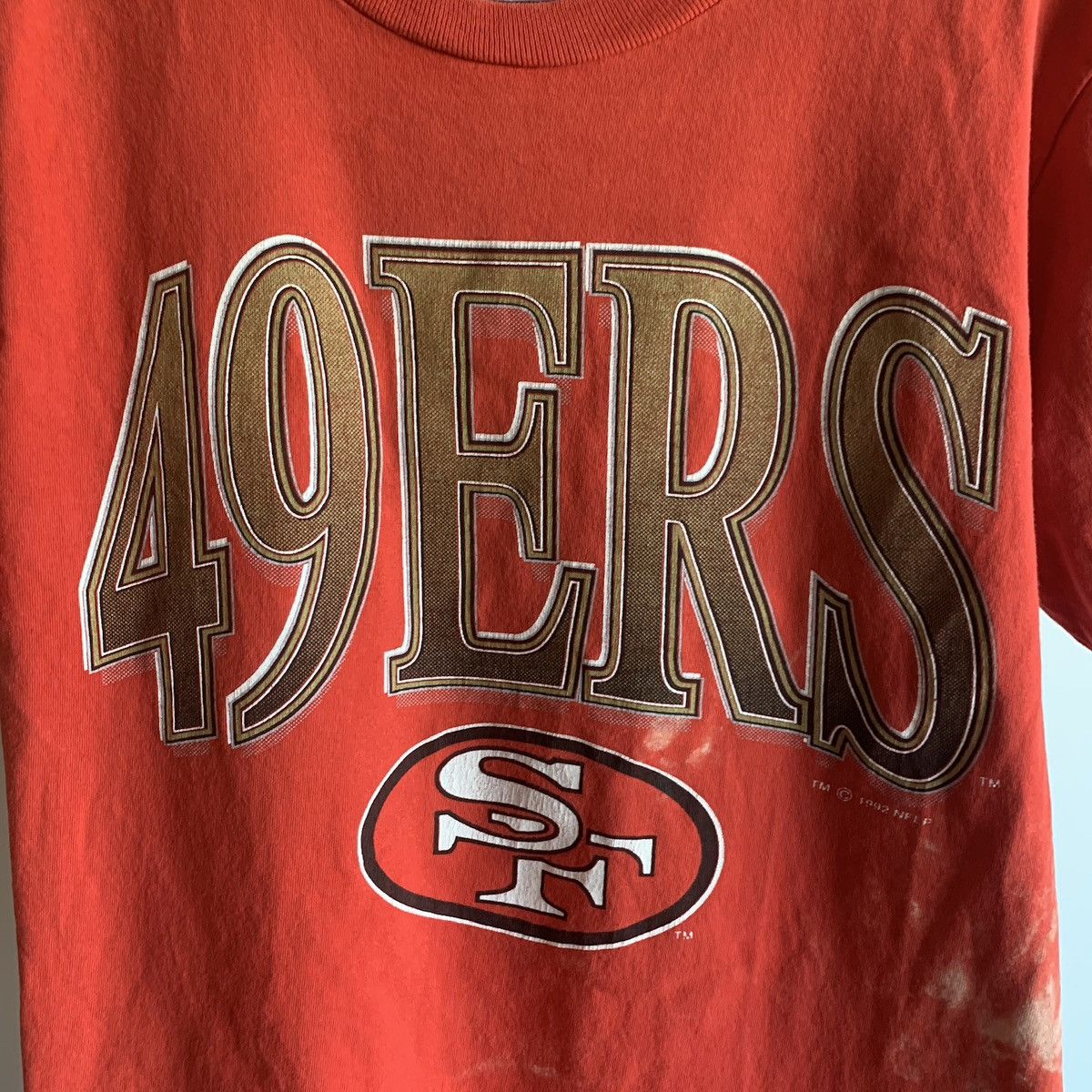 NFL × Vintage Vintage 90s San Francisco 49ers Football T Shirt 1992 Logo 7 Size US M / EU 48-50 / 2 - 2 Thumbnail