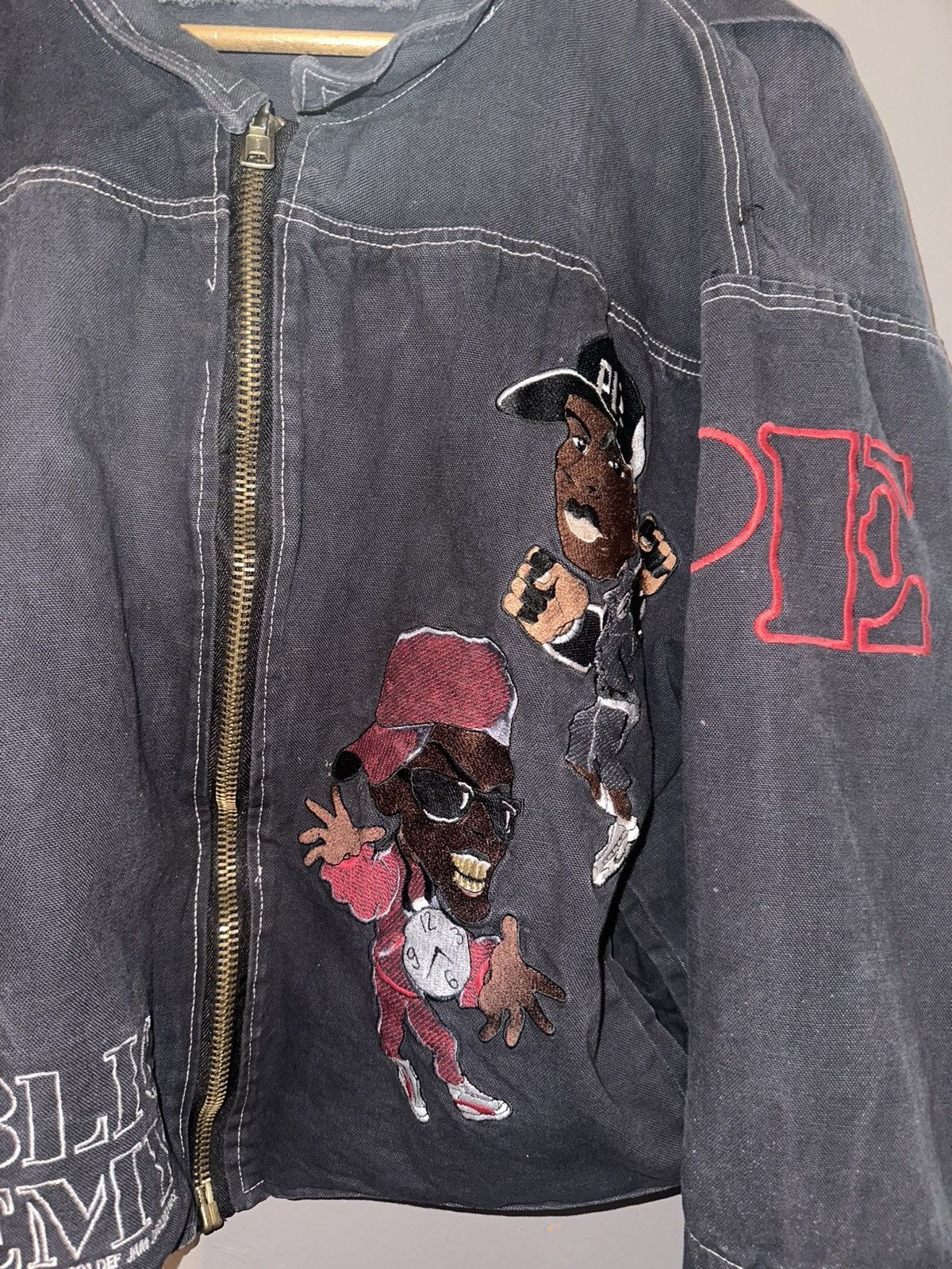 Vintage 1991 Public Enemy Def Jam Vintage Jacket Size US M / EU 48-50 / 2 - 2 Thumbnail