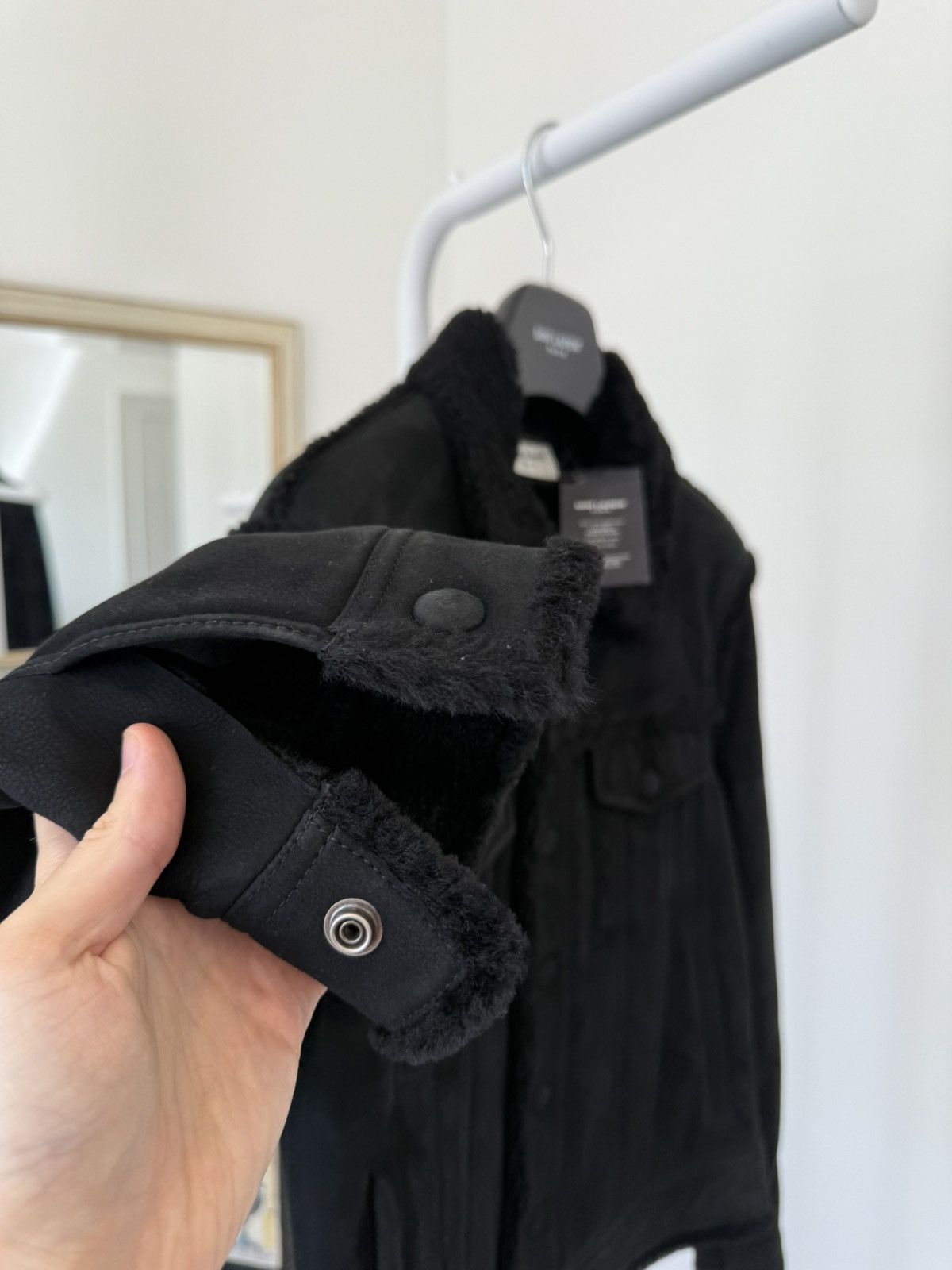 Saint Laurent Paris FW20 Saint Laurent Real Dye Sheep Fur Trucker Jacket Size US S / EU 44-46 / 1 - 8 Thumbnail