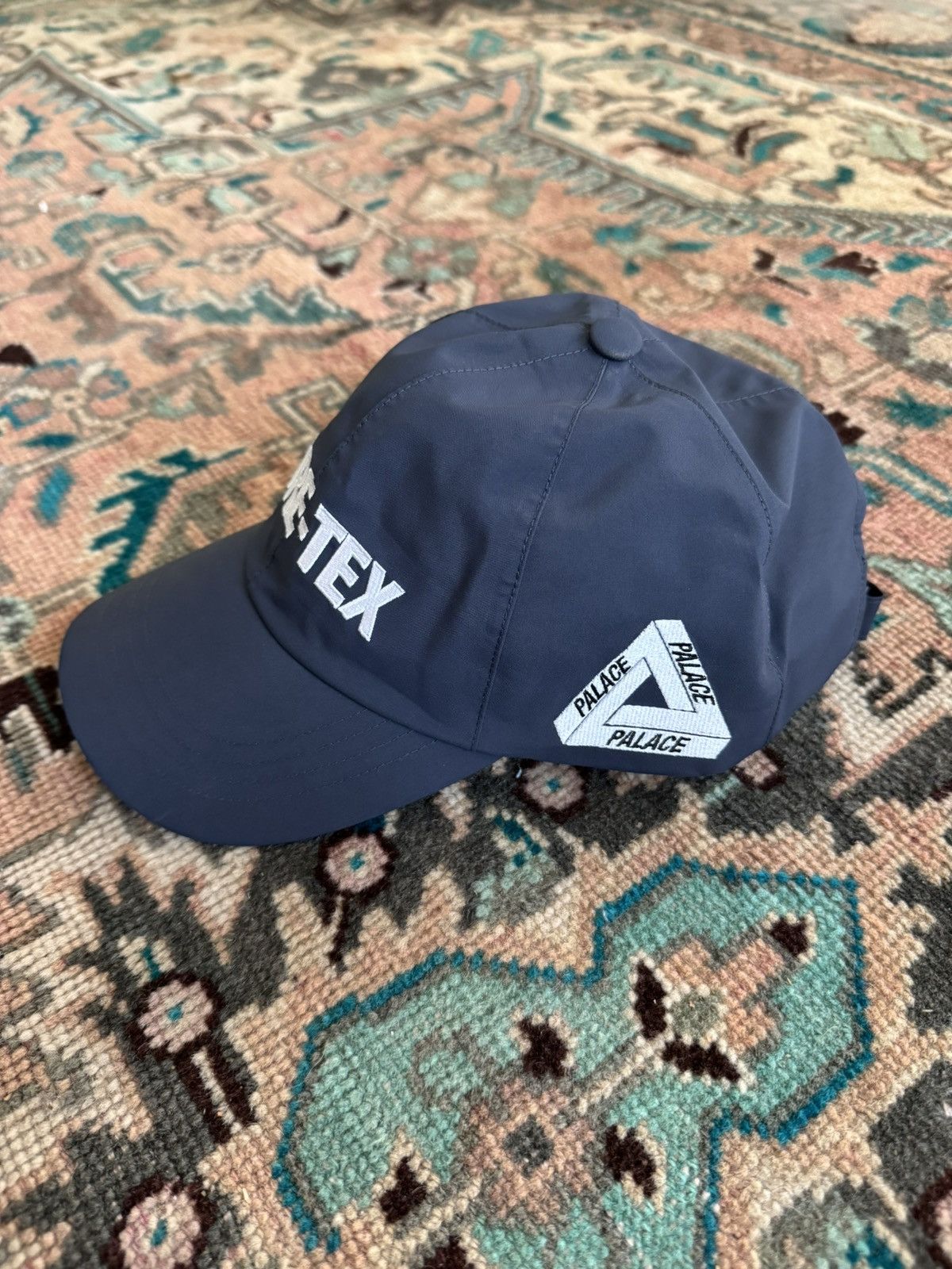 Palace PALACE Goretex logo cap in navy Size ONE SIZE - 2 Thumbnail