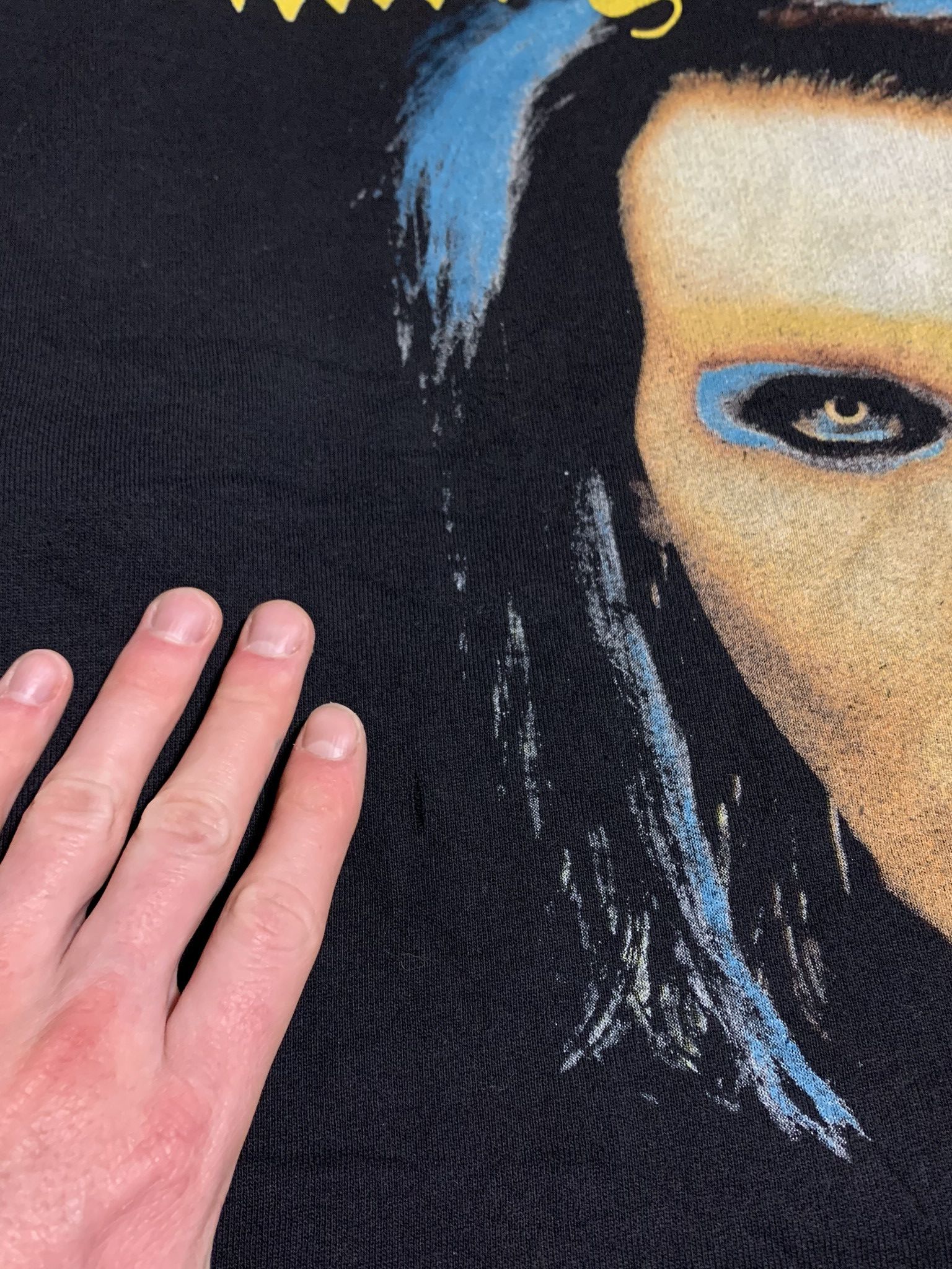 Fruit Of The Loom RARE 90's Marilyn Manson AOP Sweatshirt Size US M / EU 48-50 / 2 - 8 Thumbnail