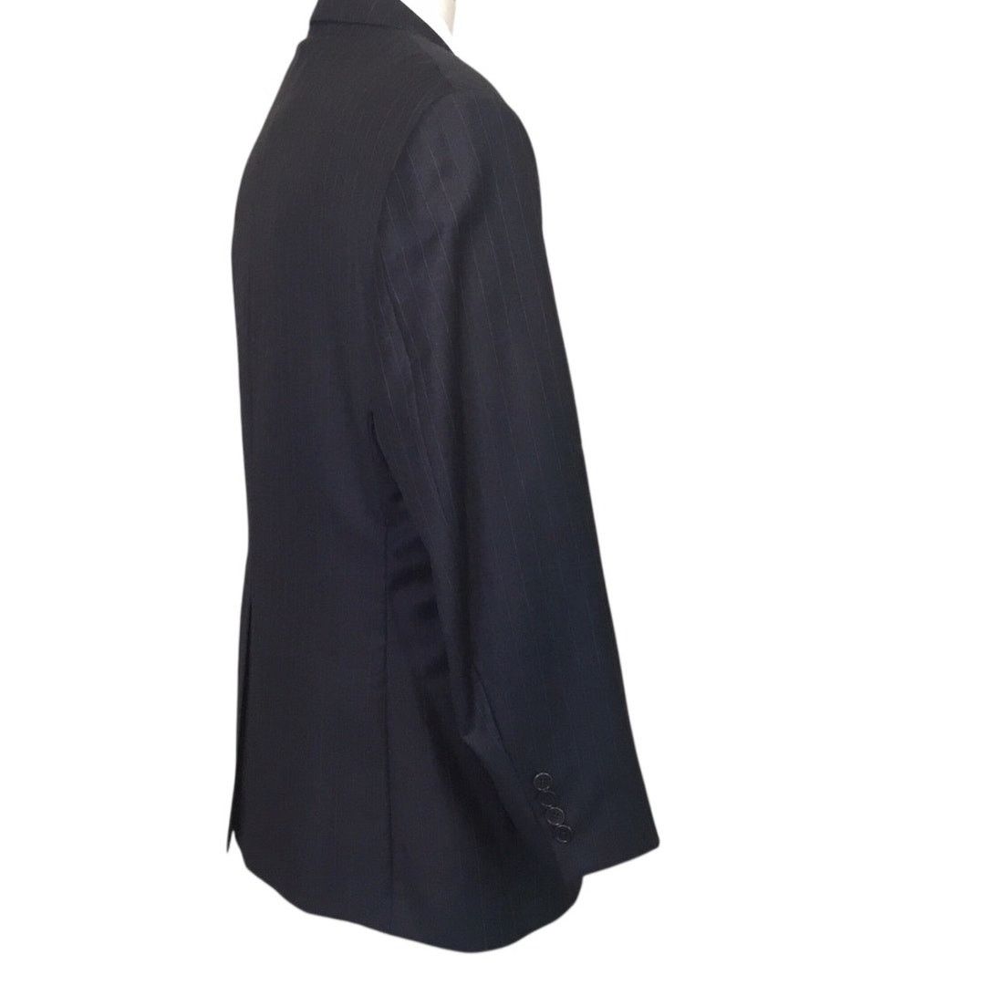 Other Jos A. Bank 44R Dark Gray Pinstripe Suit Coat Signature Gold Size 44R - 6 Thumbnail