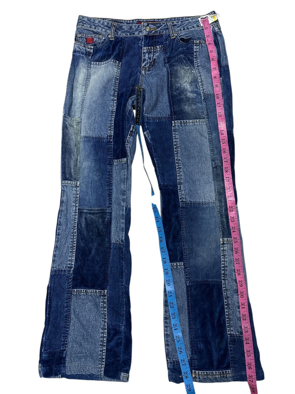 Kapital Flare Bootcut Patchwork Cudroy . Size US 31 - 13 Thumbnail