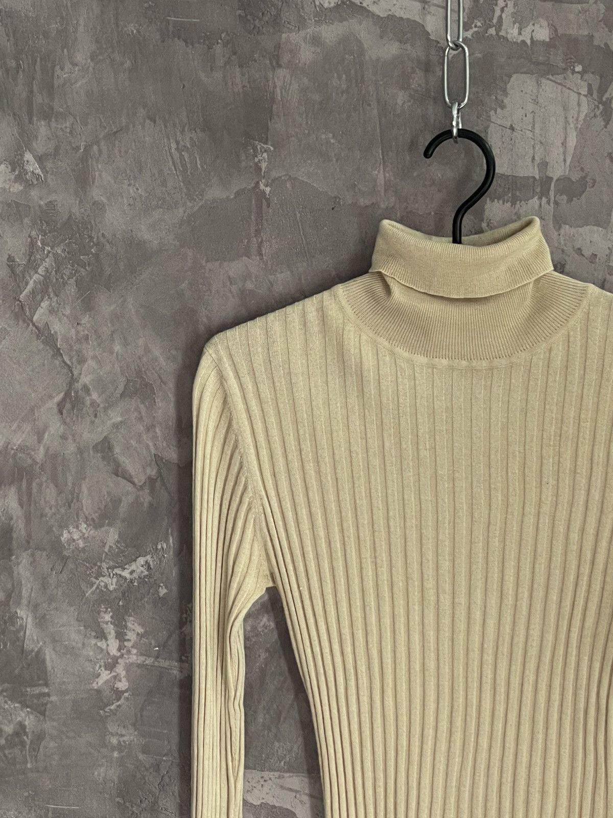 20471120 × If Six Was Nine × Japanese Brand Vintage Diesel Style Avant Garde Slim Ribbed Knit Sweater Size S / US 4 / IT 40 - 3 Thumbnail