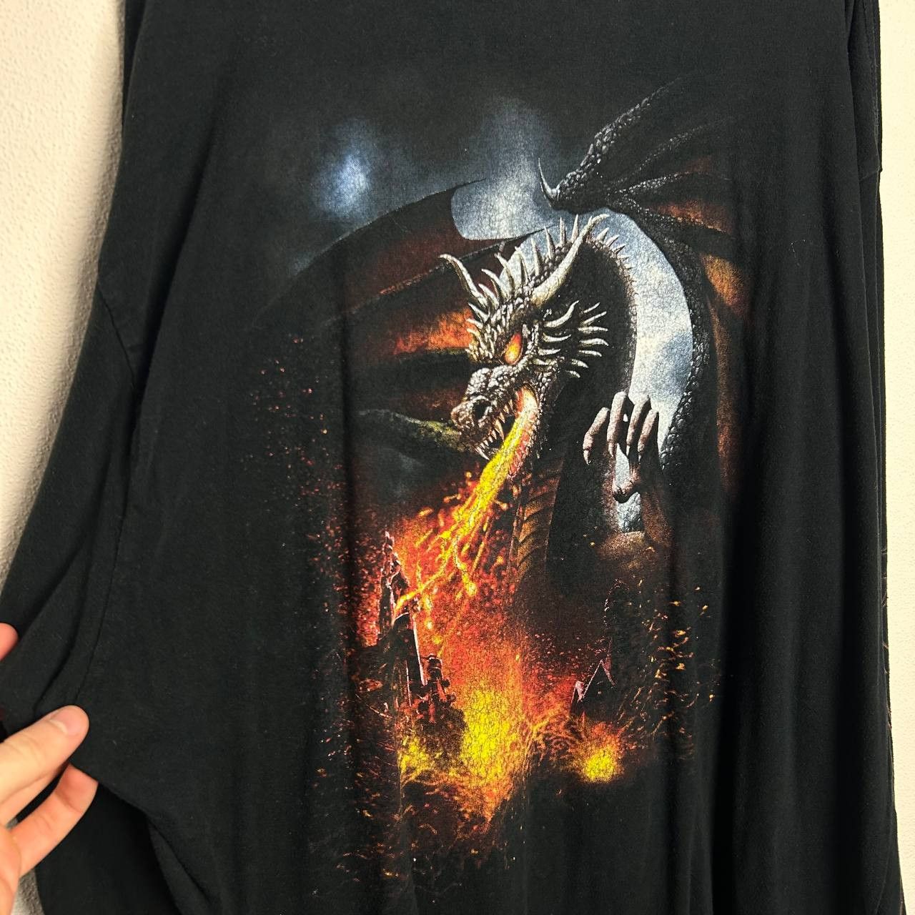 Vintage Vintage Spiral Big Dragon graphic logo 90s japan longsleeve Size US XXL / EU 58 / 5 - 11 Thumbnail