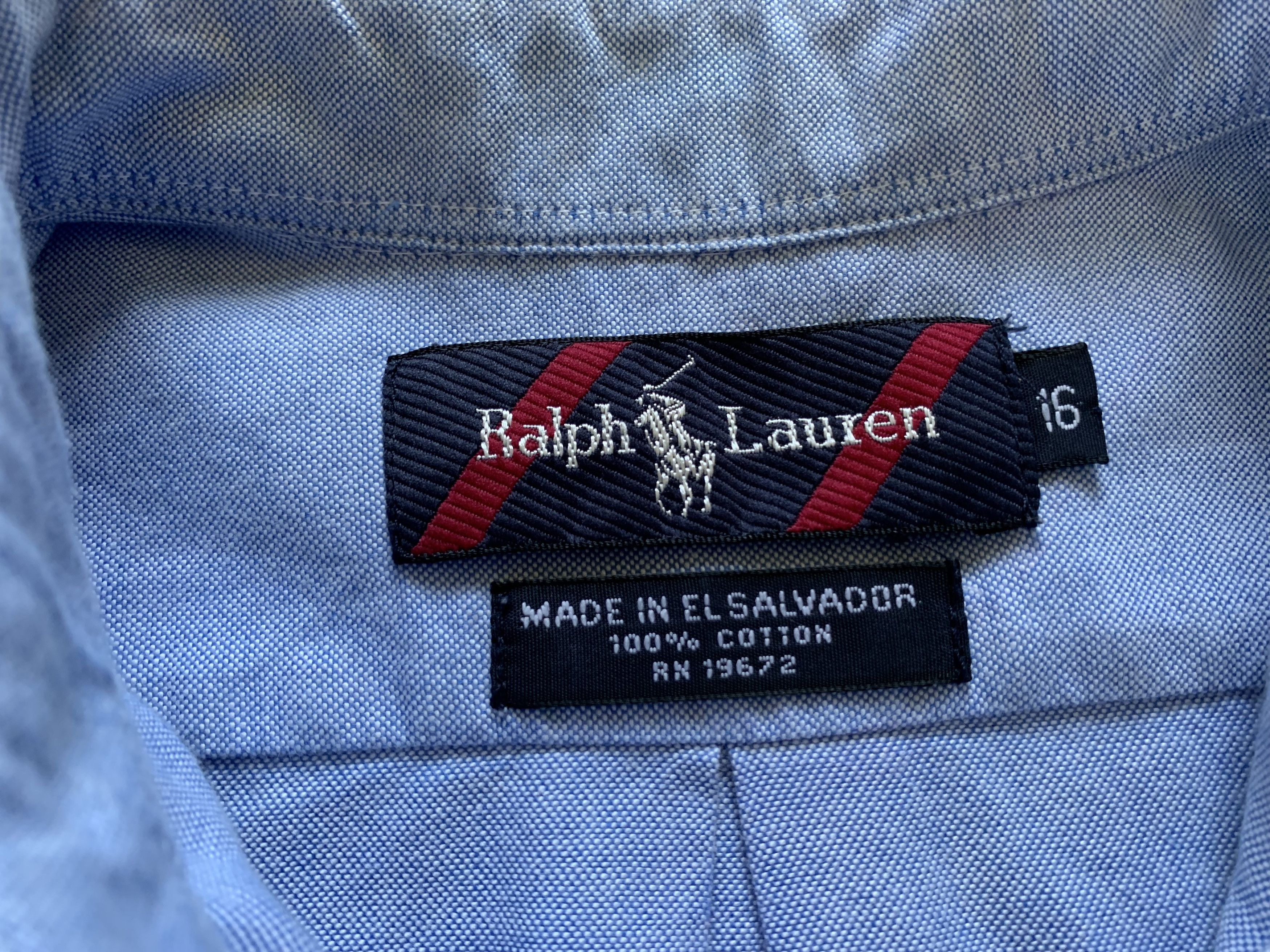 Polo Ralph Lauren × Ralph Lauren × Vintage Polo Ralph Lauren Vintage Long Sleeve Shirt Salvador Size US M / EU 48-50 / 2 - 6 Thumbnail