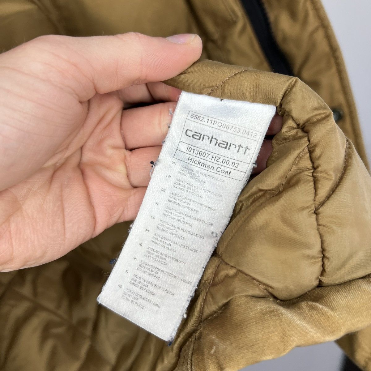 Carhartt × Vintage Vintage Carhartt Hickman Coat Jacket Parka Detroit Cordura Size US M / EU 48-50 / 2 - 12 Thumbnail