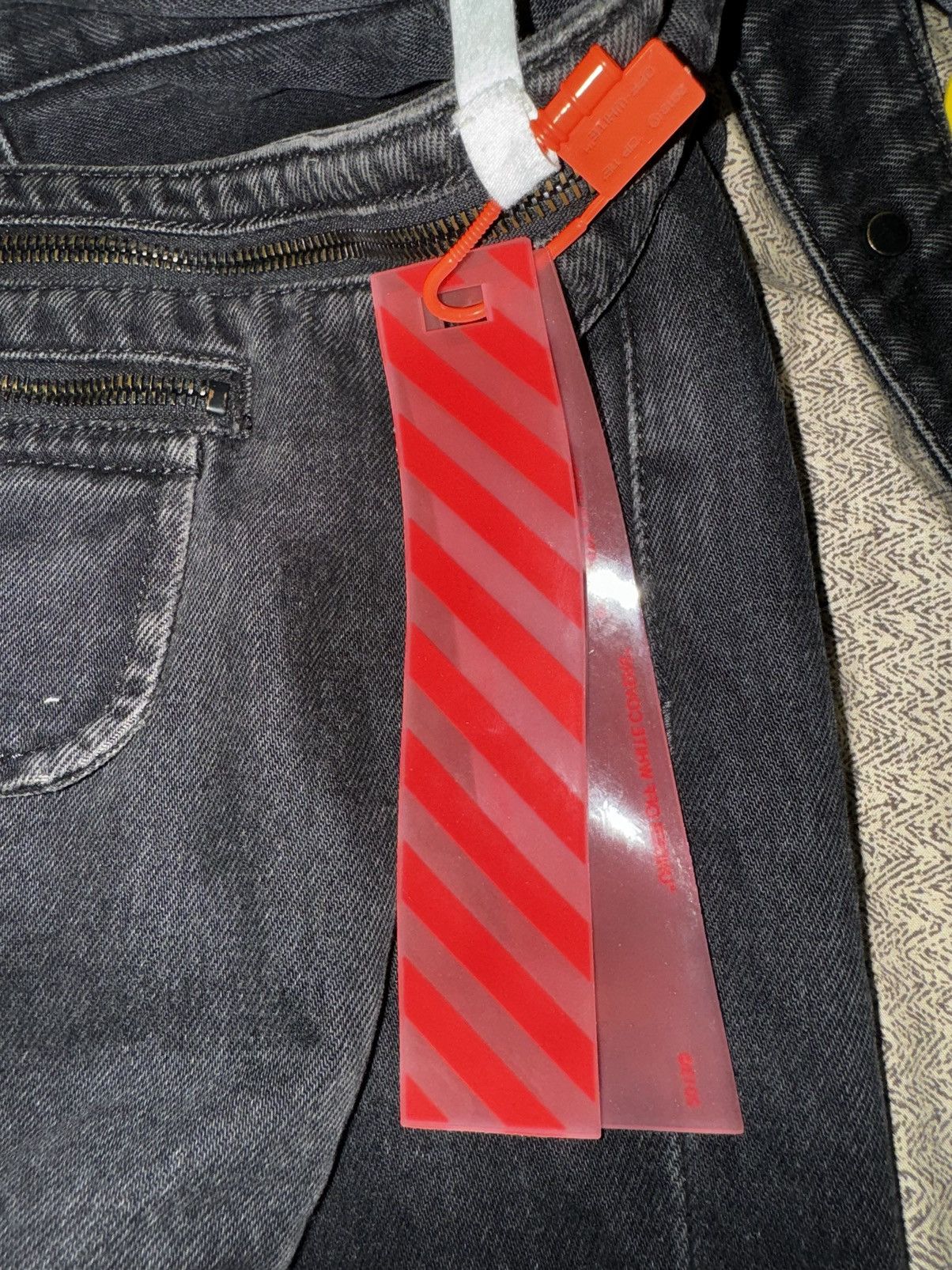 Off-White x Undercover Black Denim w/ saddle (rare find)