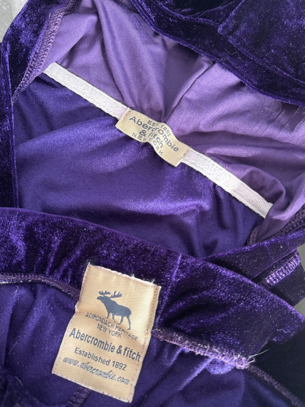 Abercrombie & Fitch Abercrombie & Fitch Vintage Y2K Glam Sexy Hoodie & Shorts Size S / US 4 / IT 40 - 8 Thumbnail