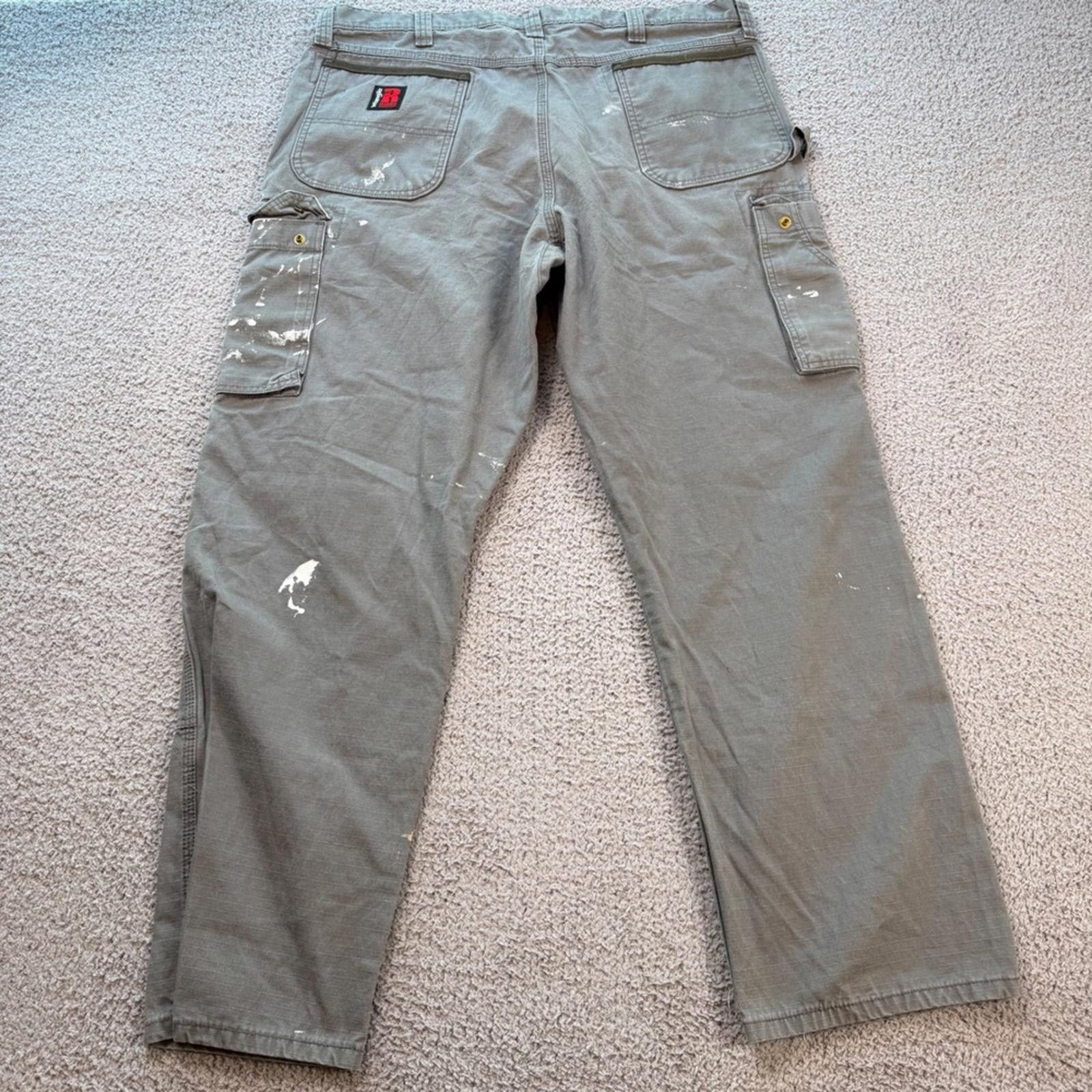 Wrangler Wrangler Riggs Workwear Mens 40x32 Grey Ripstop Cargo Pants Size US 40 / EU 56 - 2 Thumbnail